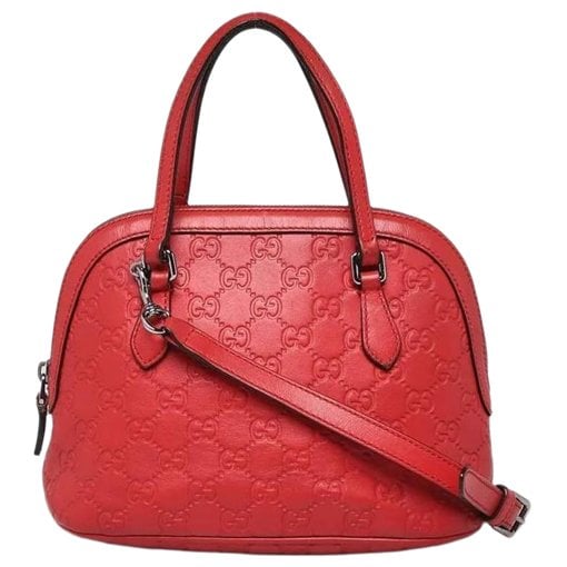 Dôme leather crossbody bag