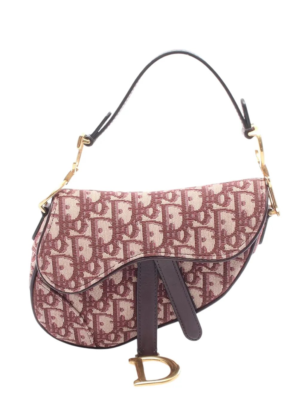 2000-2026 Mini Oblique Canvas Saddle Bag satchel