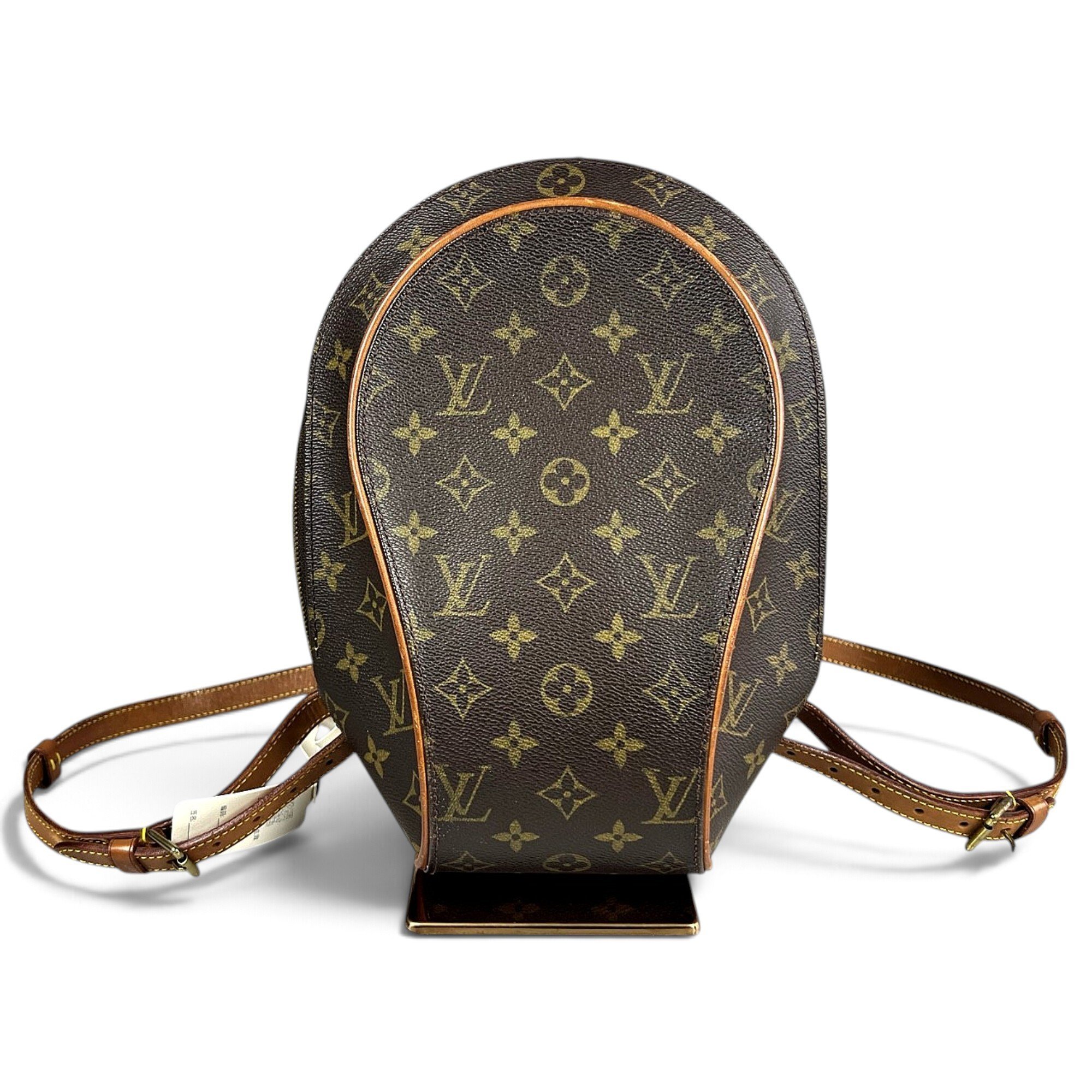 Ellipse leather backpack
