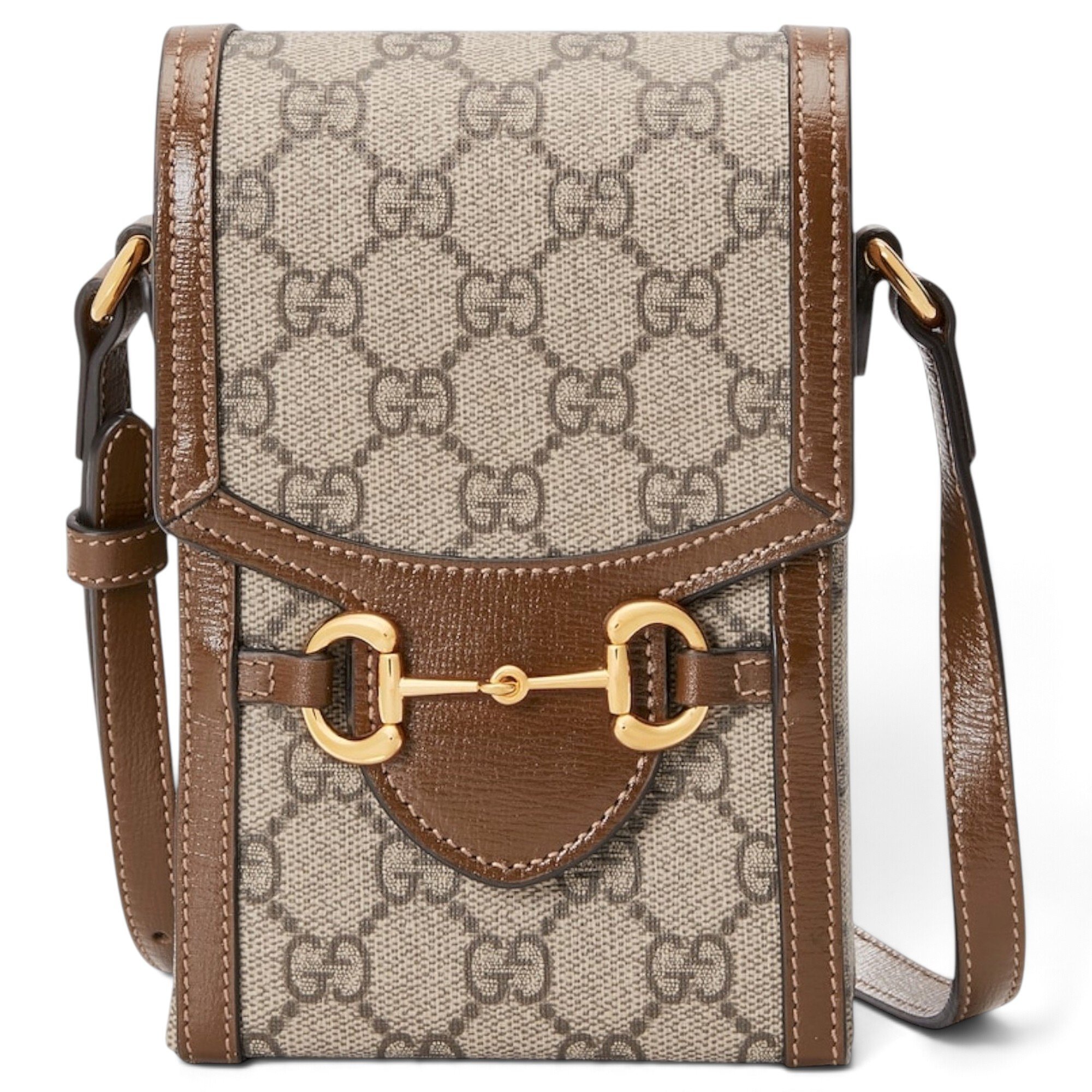 Horsebit 1955 Vertical leather crossbody bag