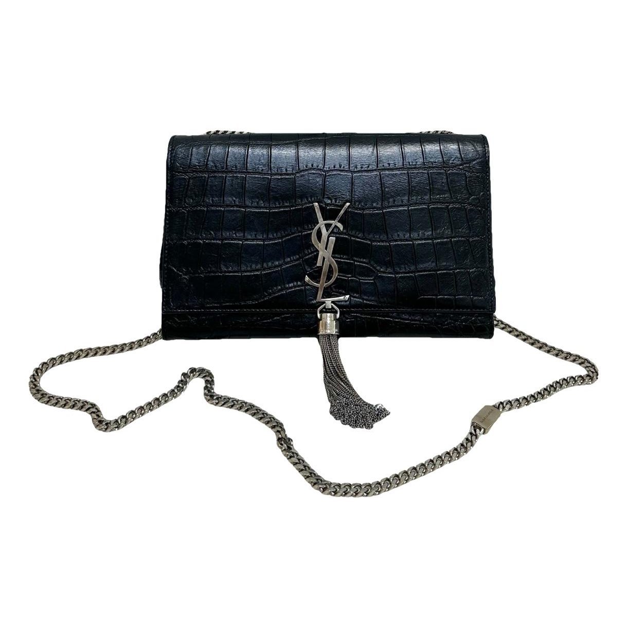 Pompom Kate leather handbag