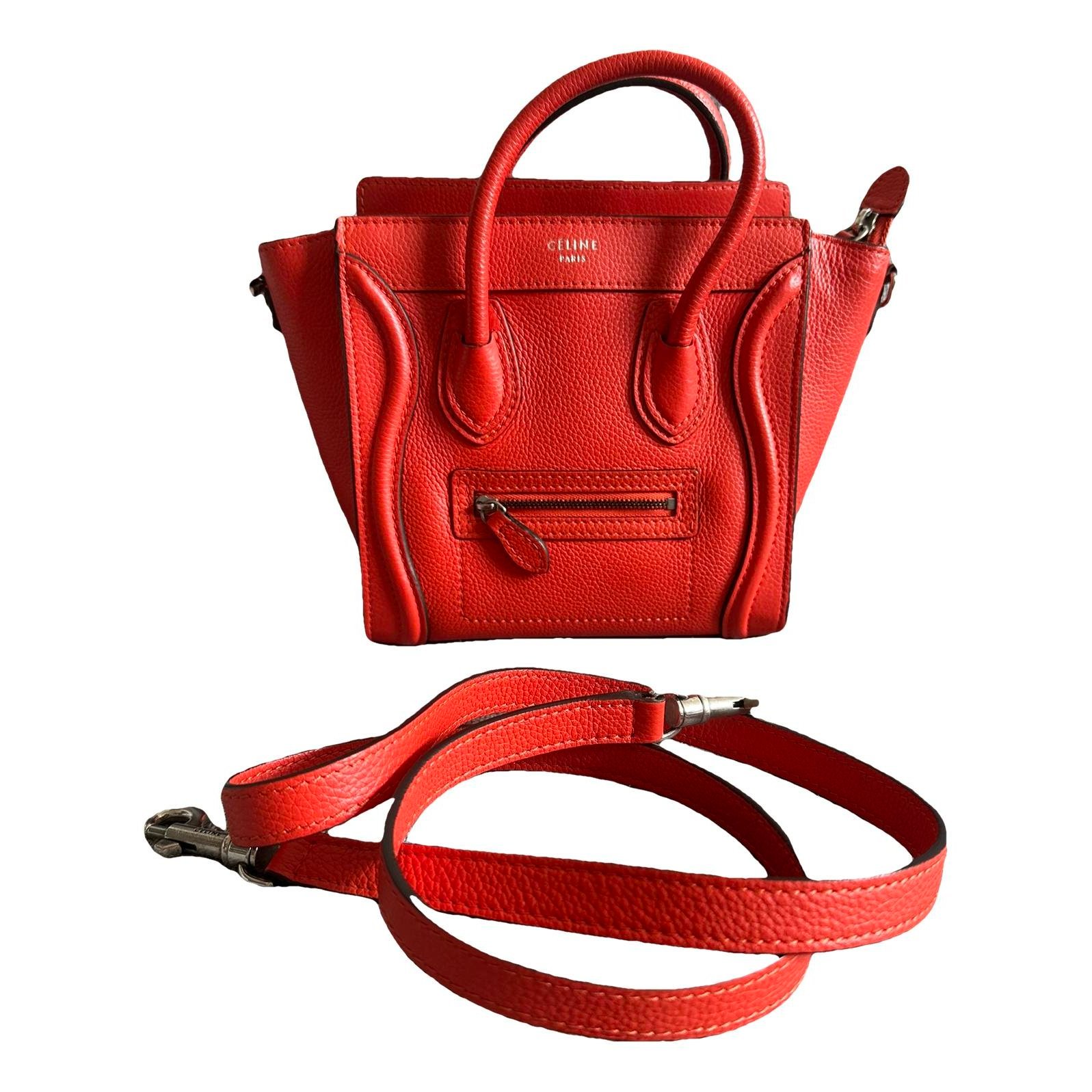 Nano Luggage leather handbag