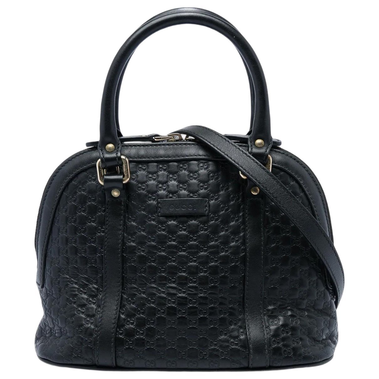 Dôme leather satchel