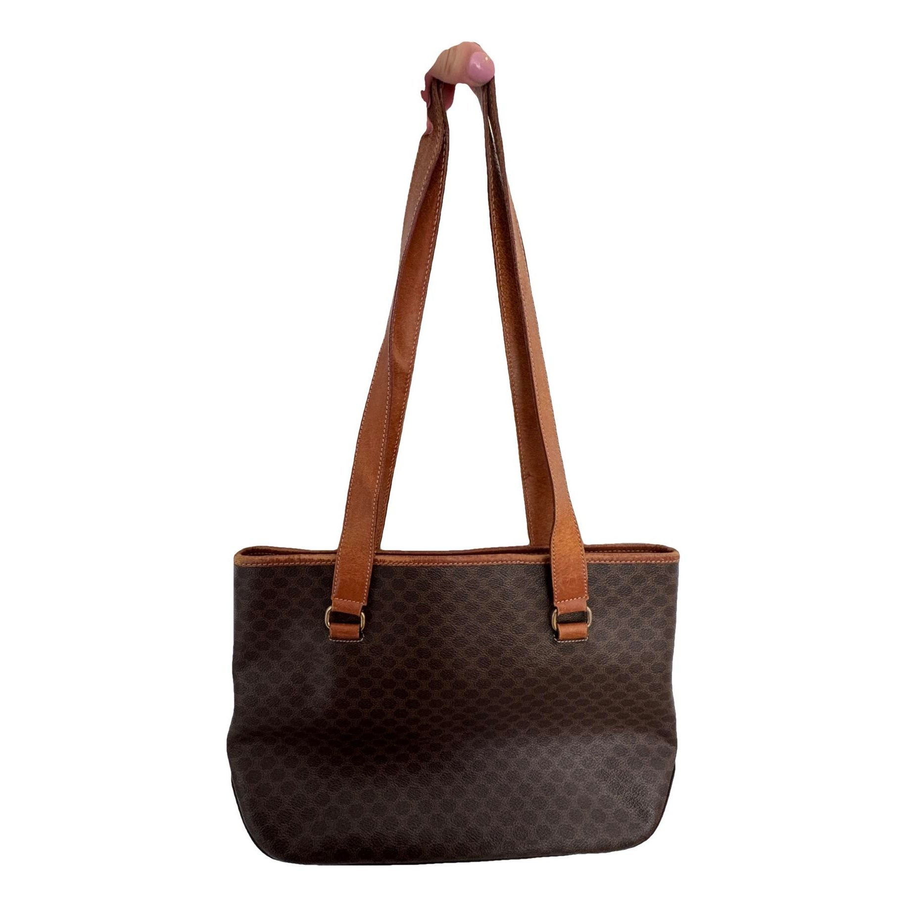 Leather tote
