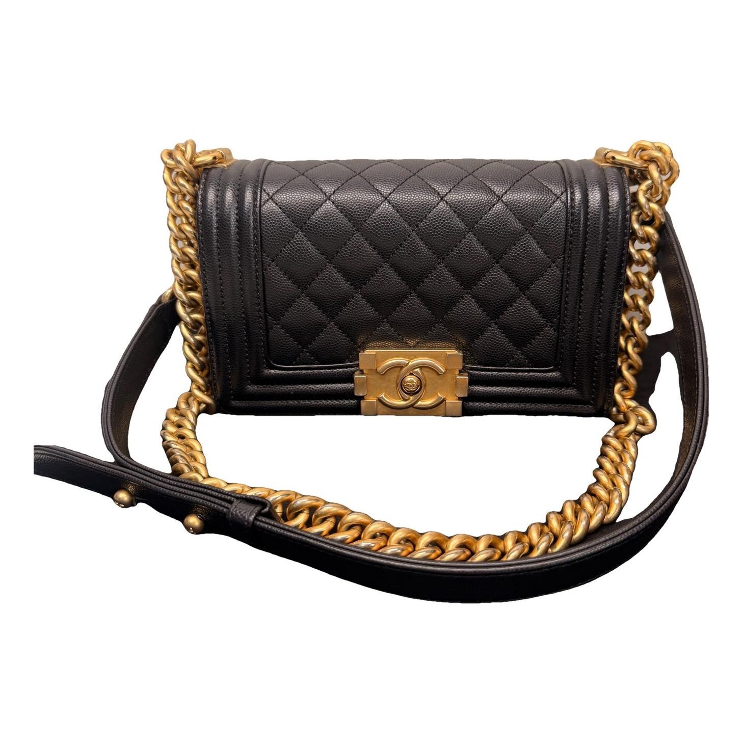 Boy leather crossbody bag