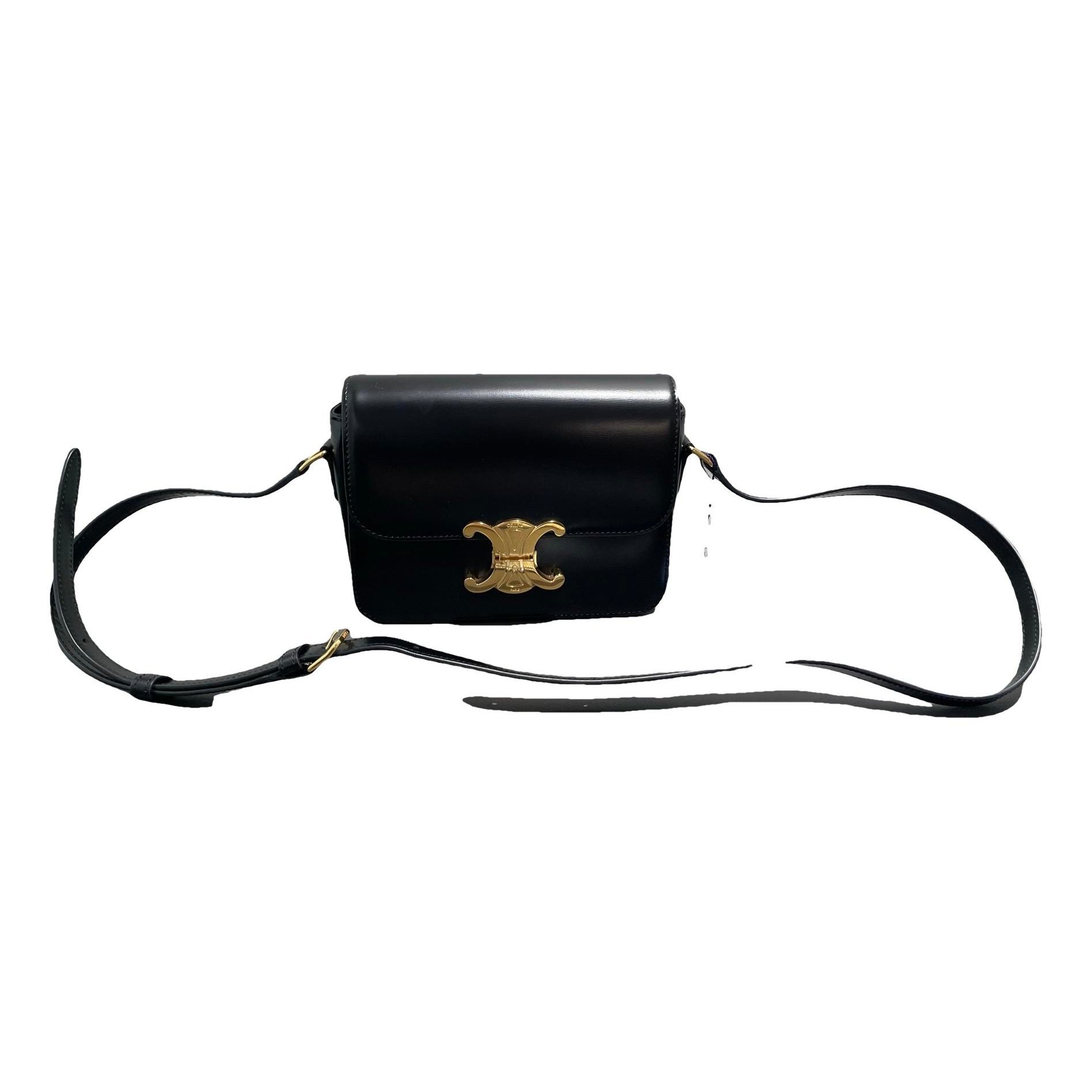 Triomphe leather handbag