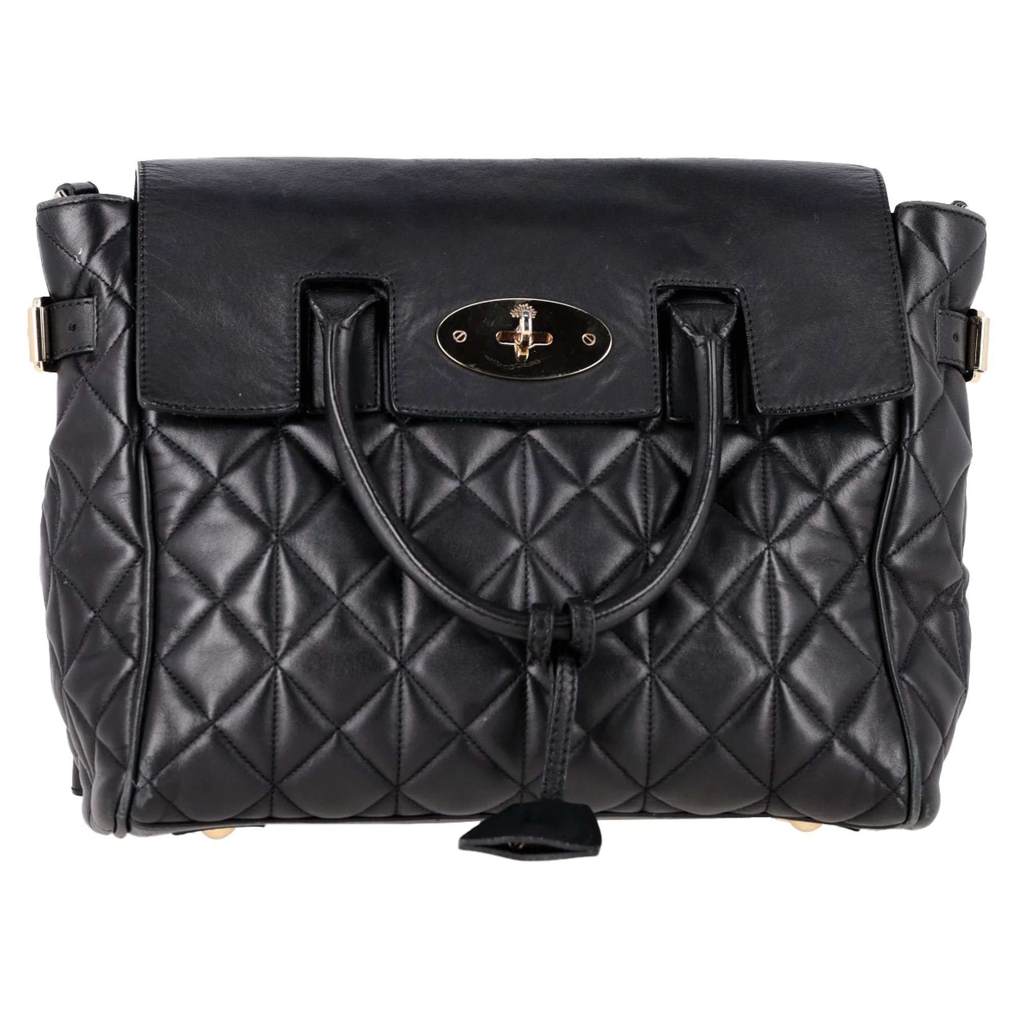 Leather backpack
