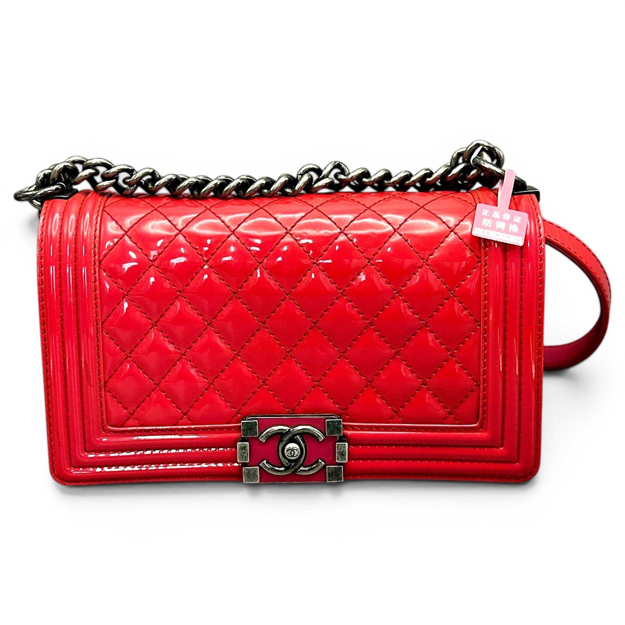 Boy leather crossbody bag