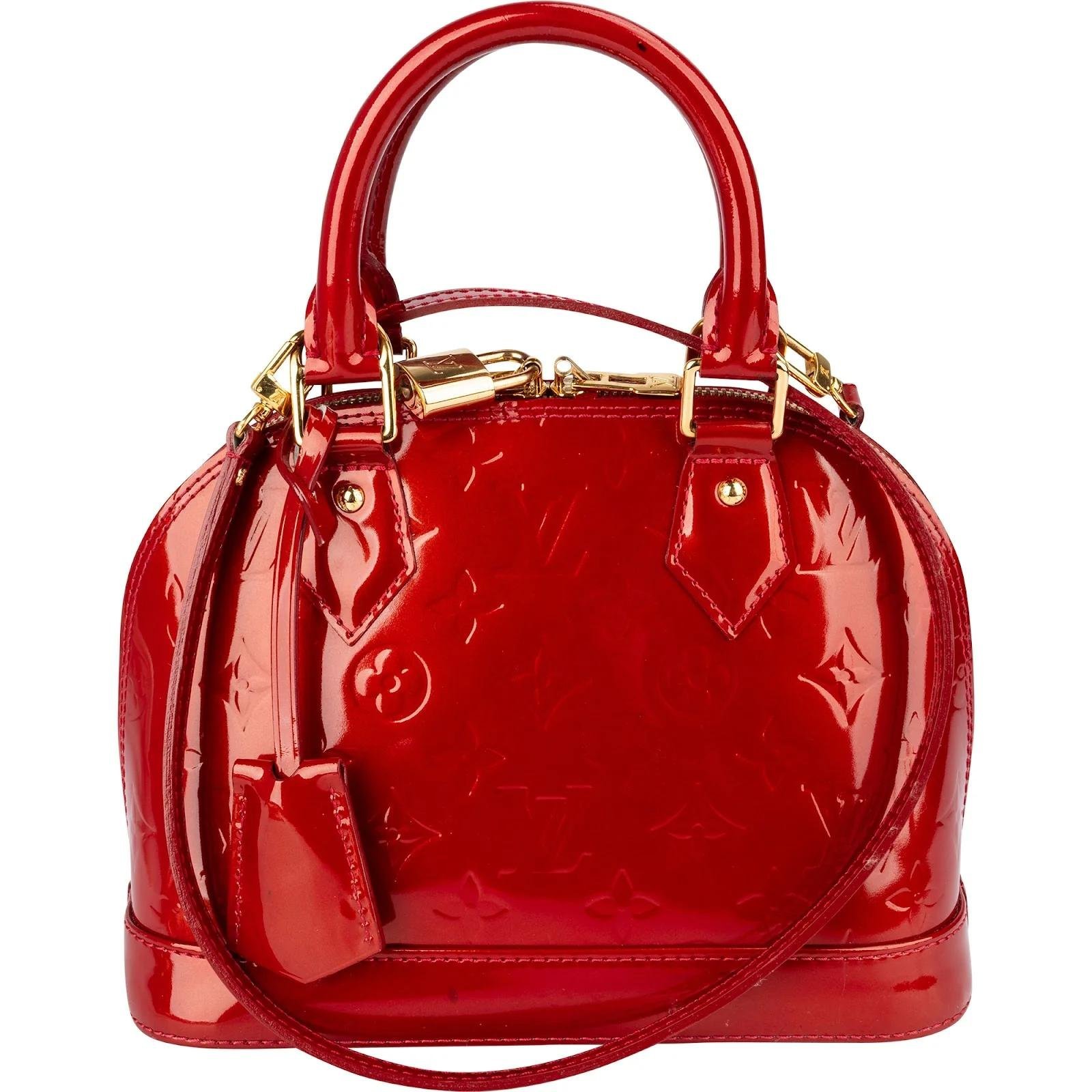 Alma patent leather handbag
