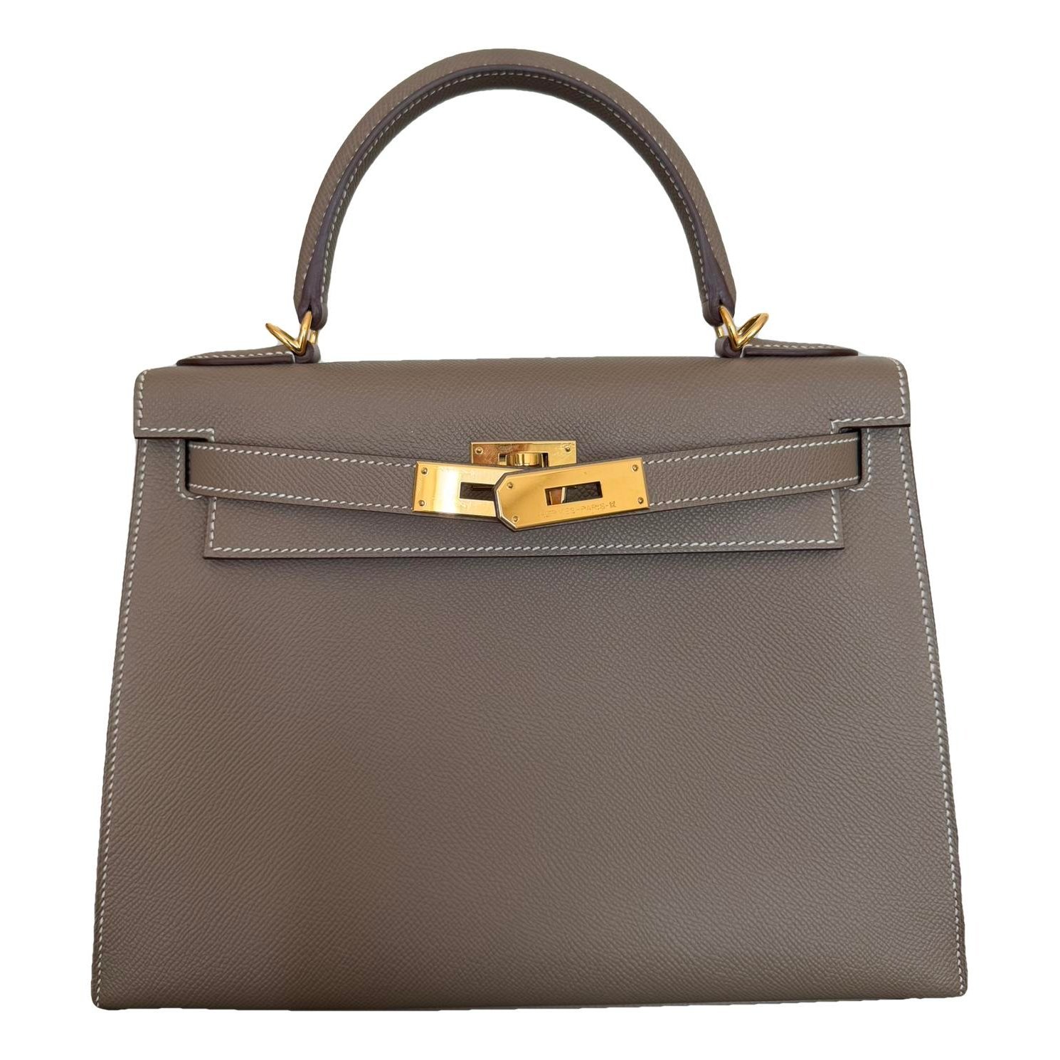 Kelly 28 leather handbag