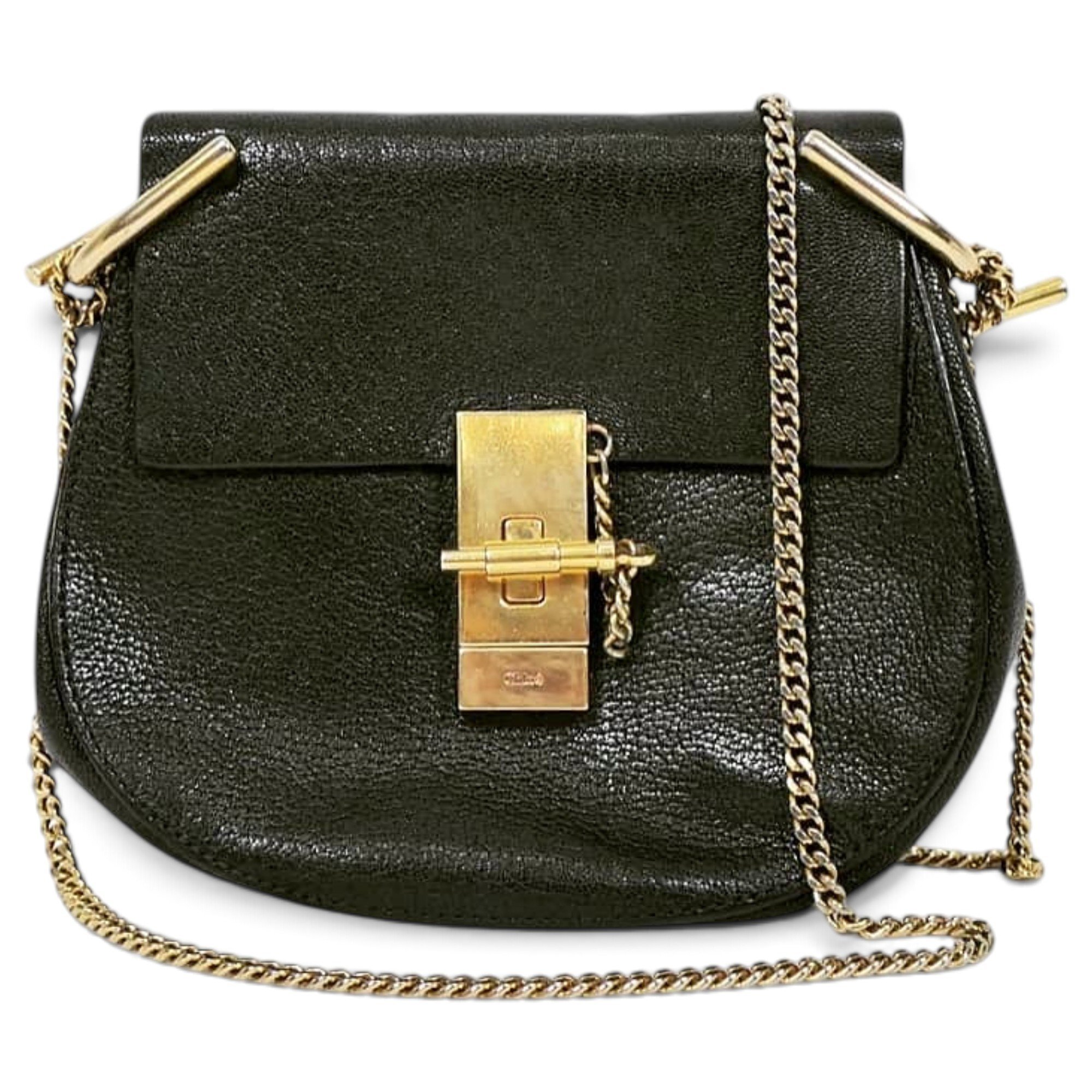 Drew leather crossbody bag