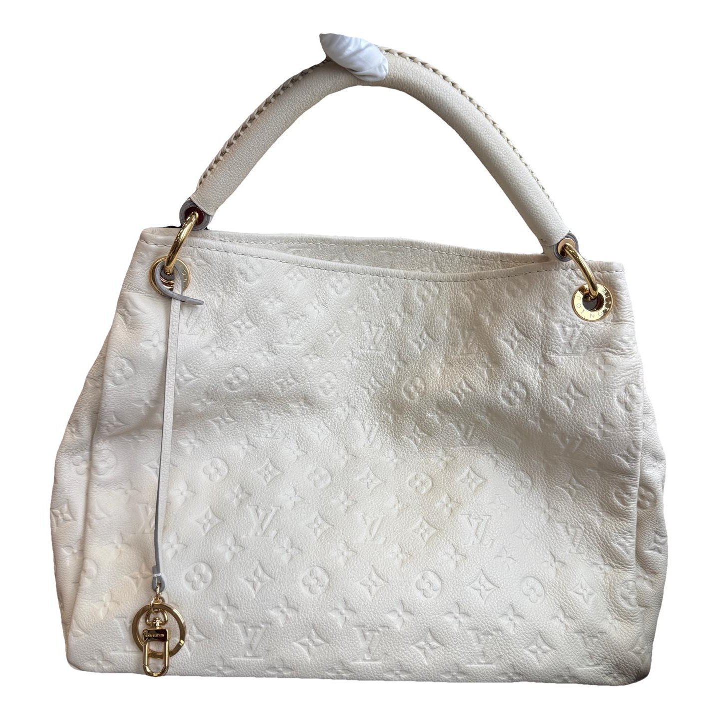Artsy leather handbag
