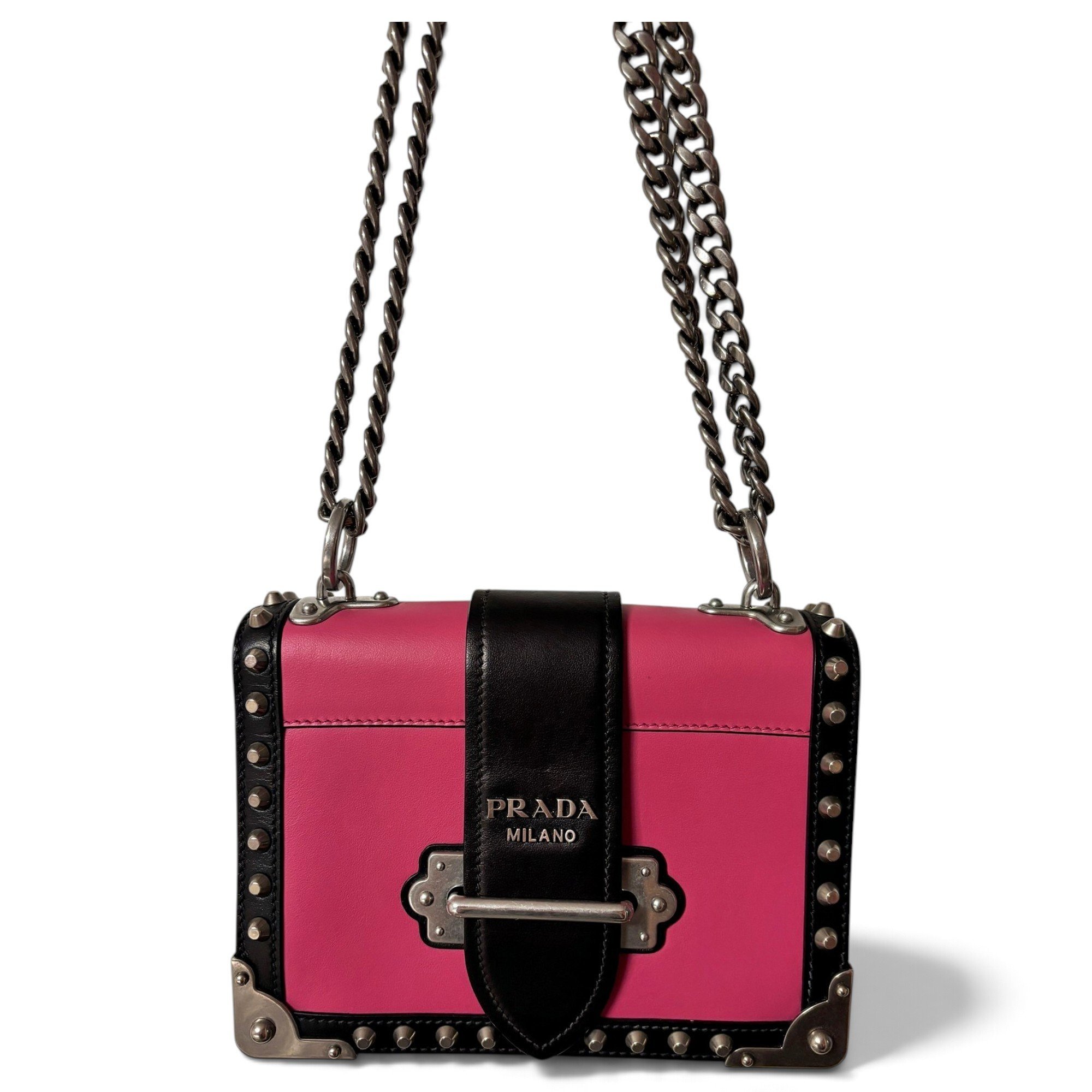 Cahier leather handbag