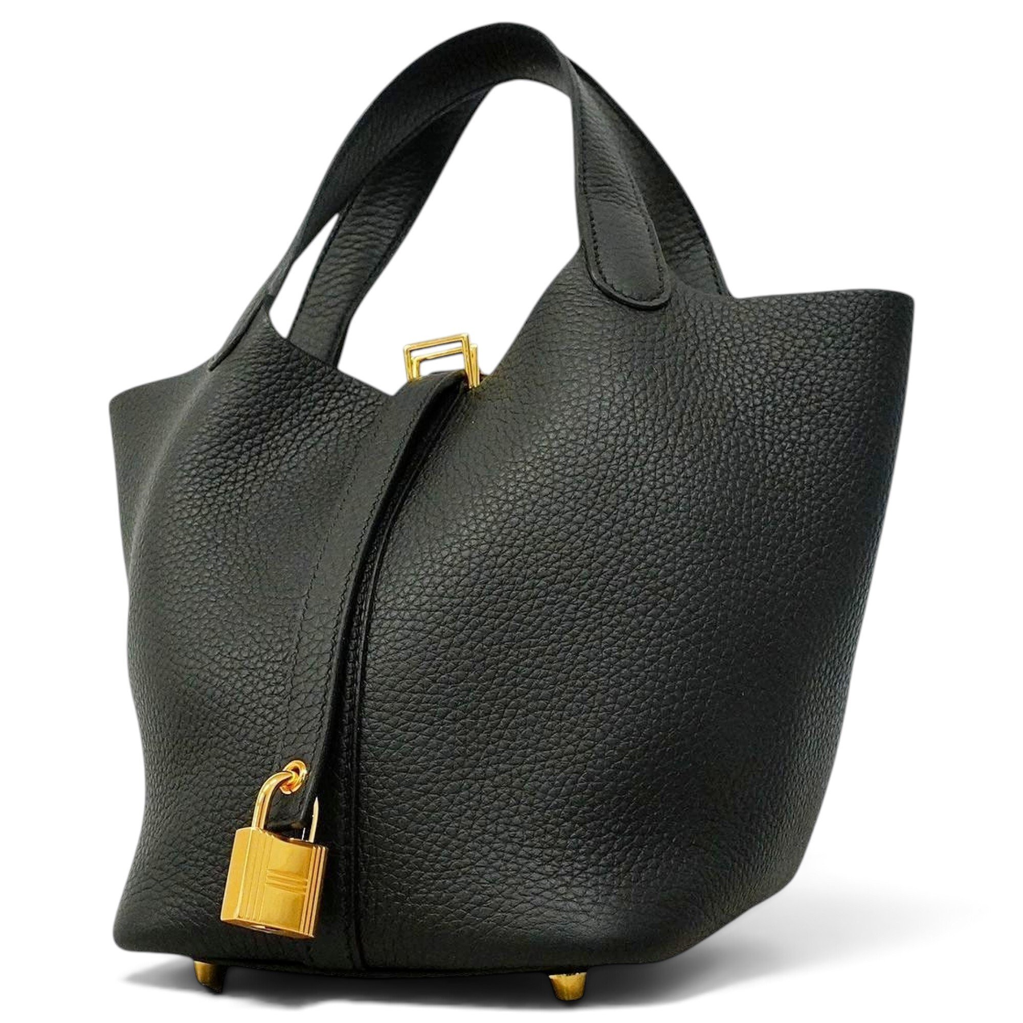 Picotin leather handbag