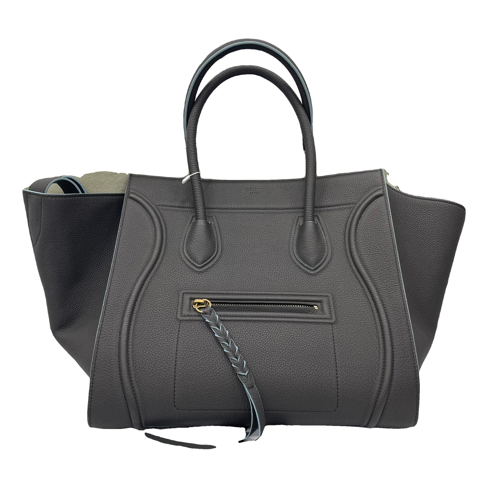 Luggage leather handbag