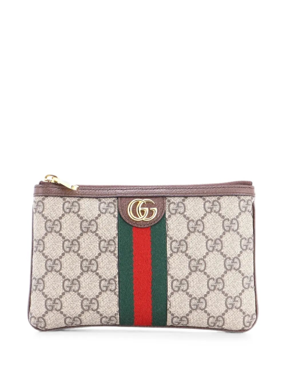 Ophidia Heart Utility Double GG Coated Canvas belt bag