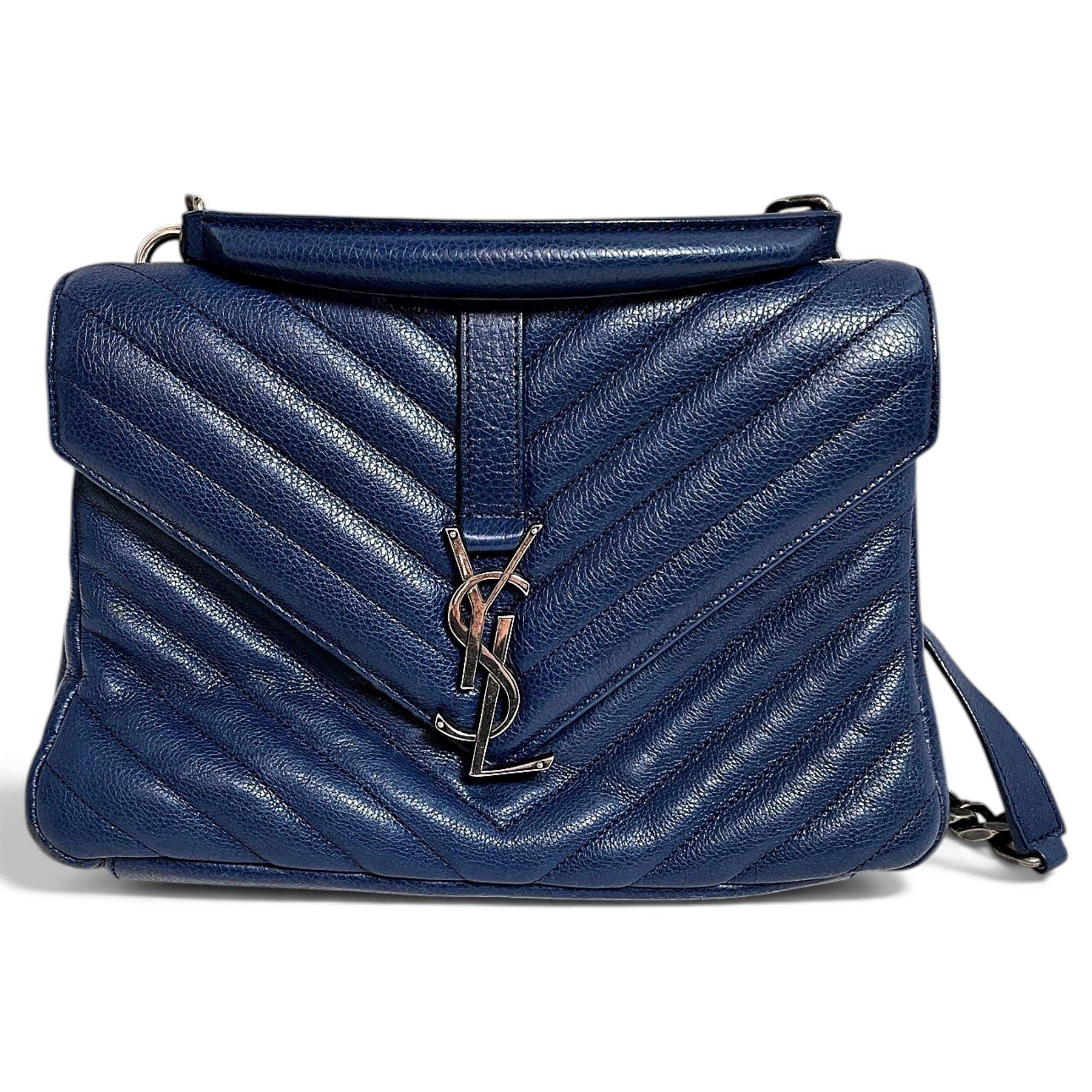 Collége monogramme leather handbag
