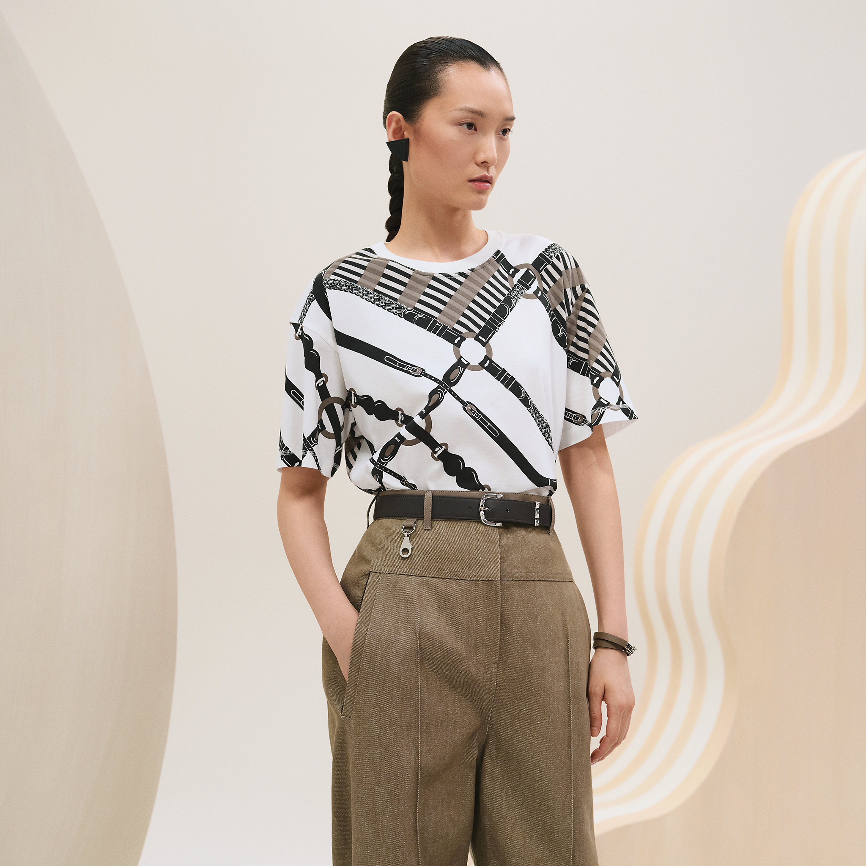 "Coaching Remix" maxi t-shirt