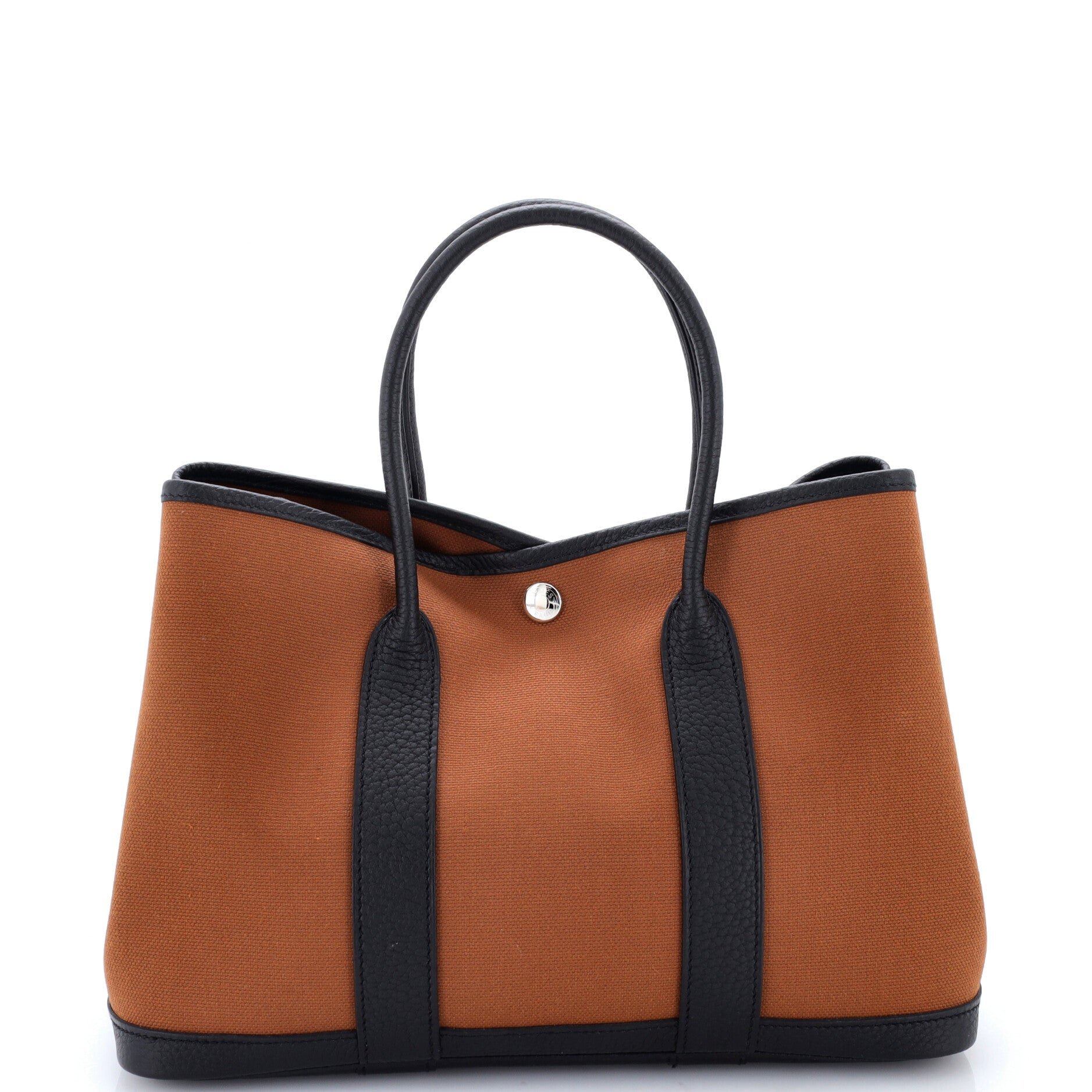 Garden Party Tote Toile and Leather 30