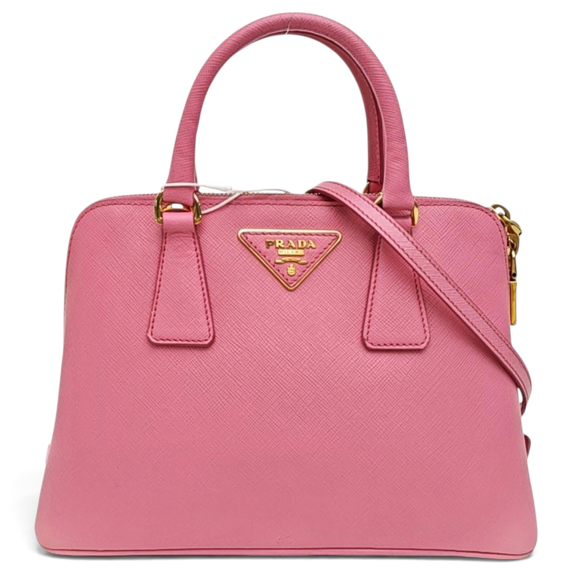 Promenade leather handbag