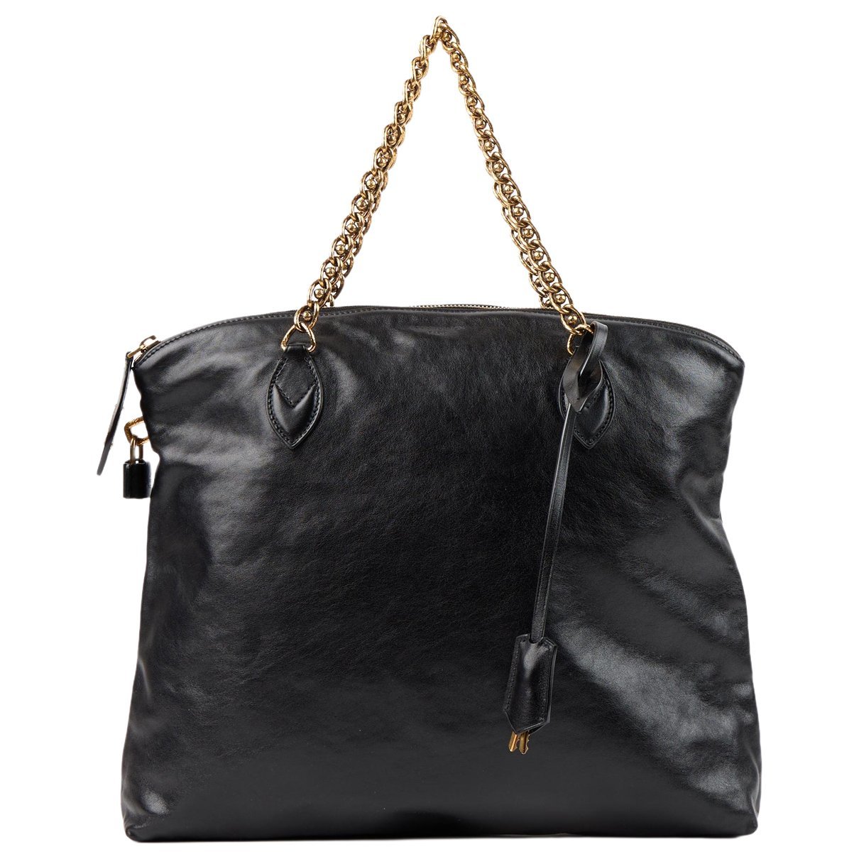 Lockit leather handbag