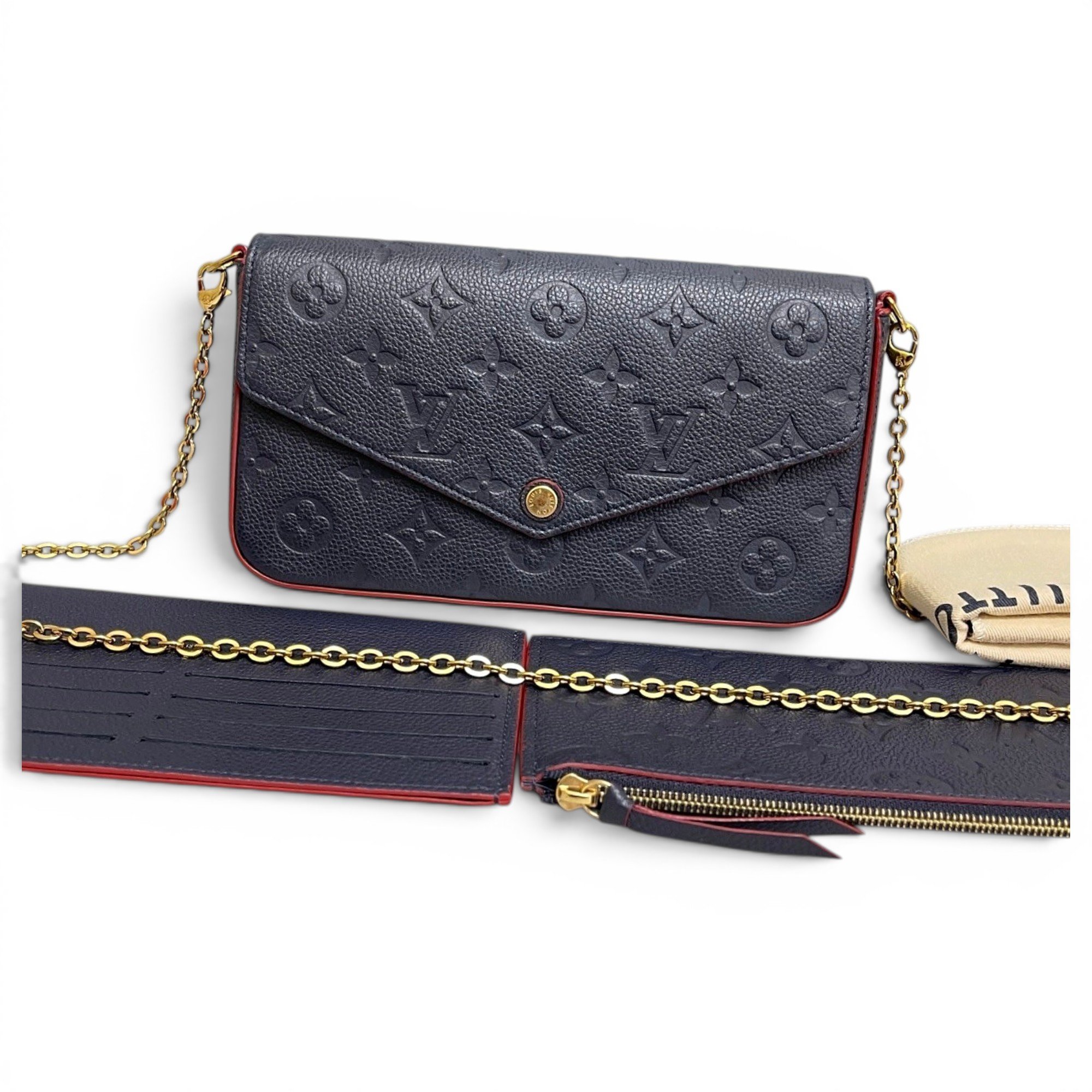 Félicie leather handbag