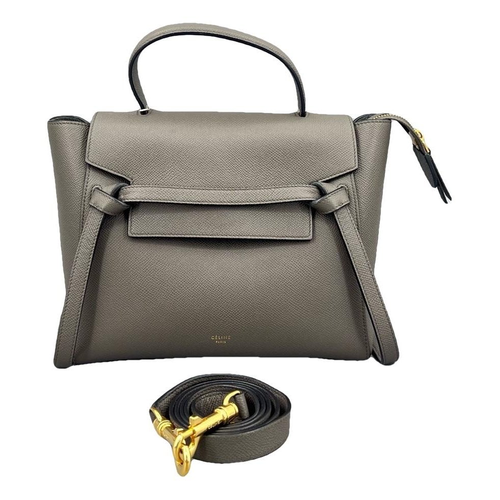 Belt leather handbag