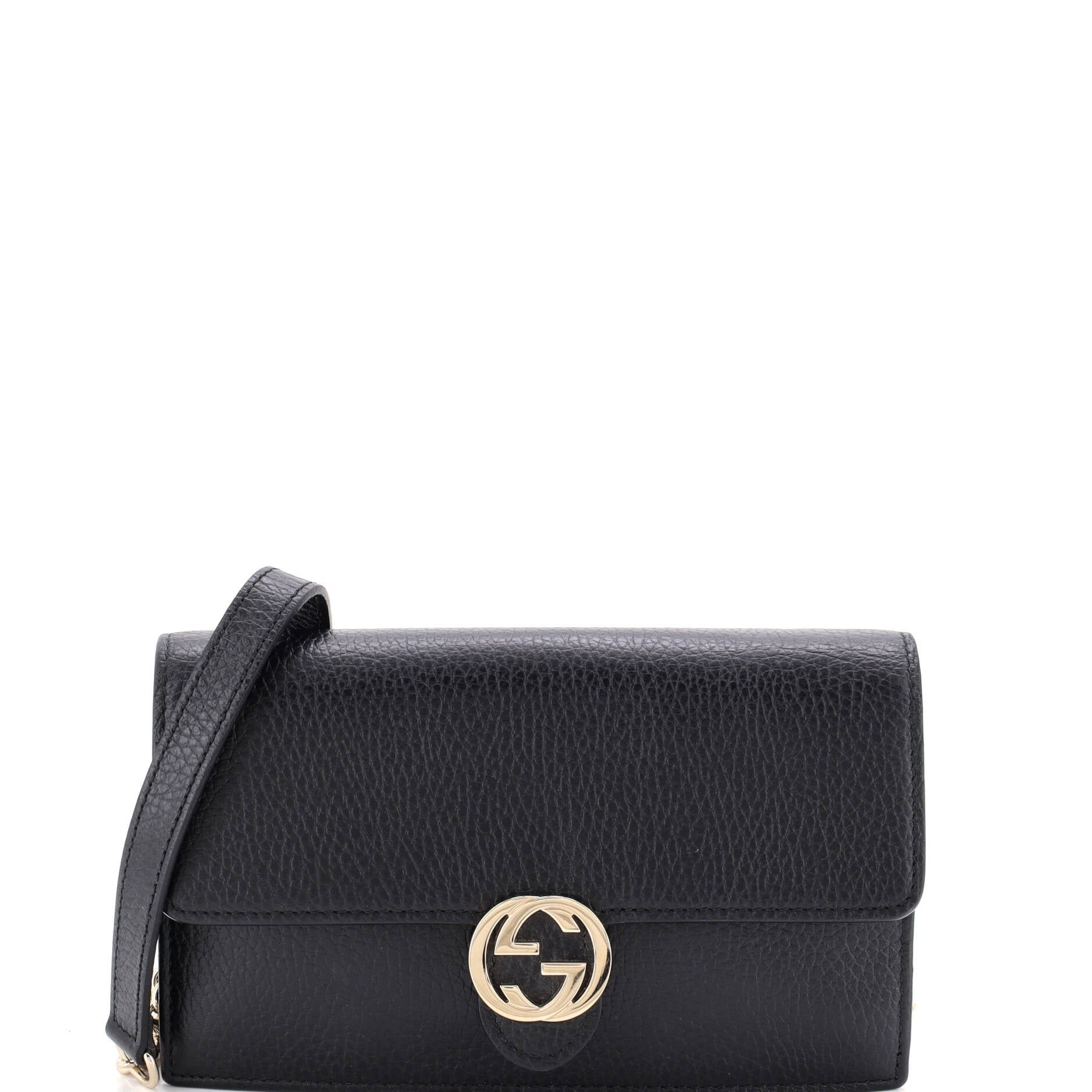 Interlocking Wallet on Chain Leather