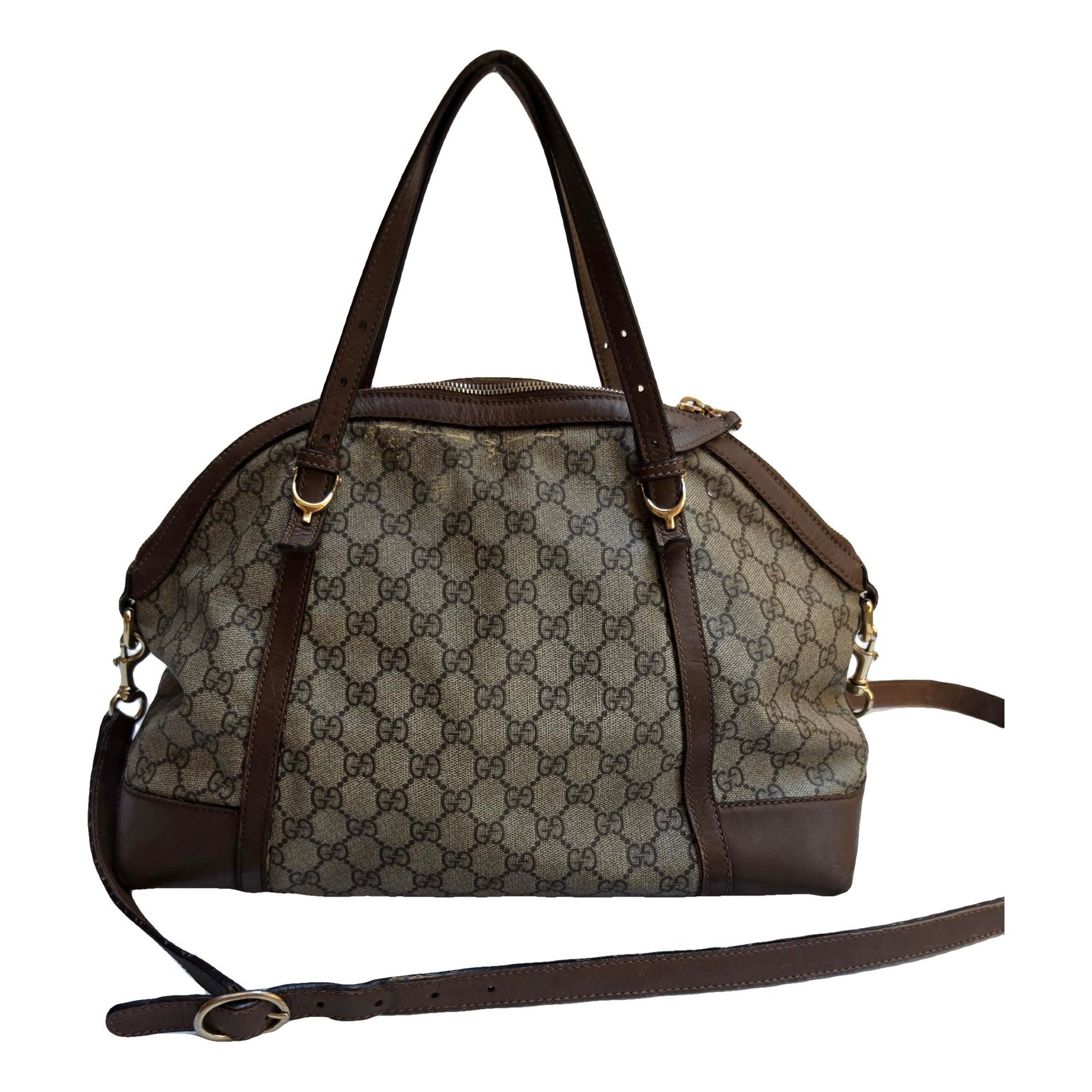 Ophidia Dome Top Handle leather crossbody bag