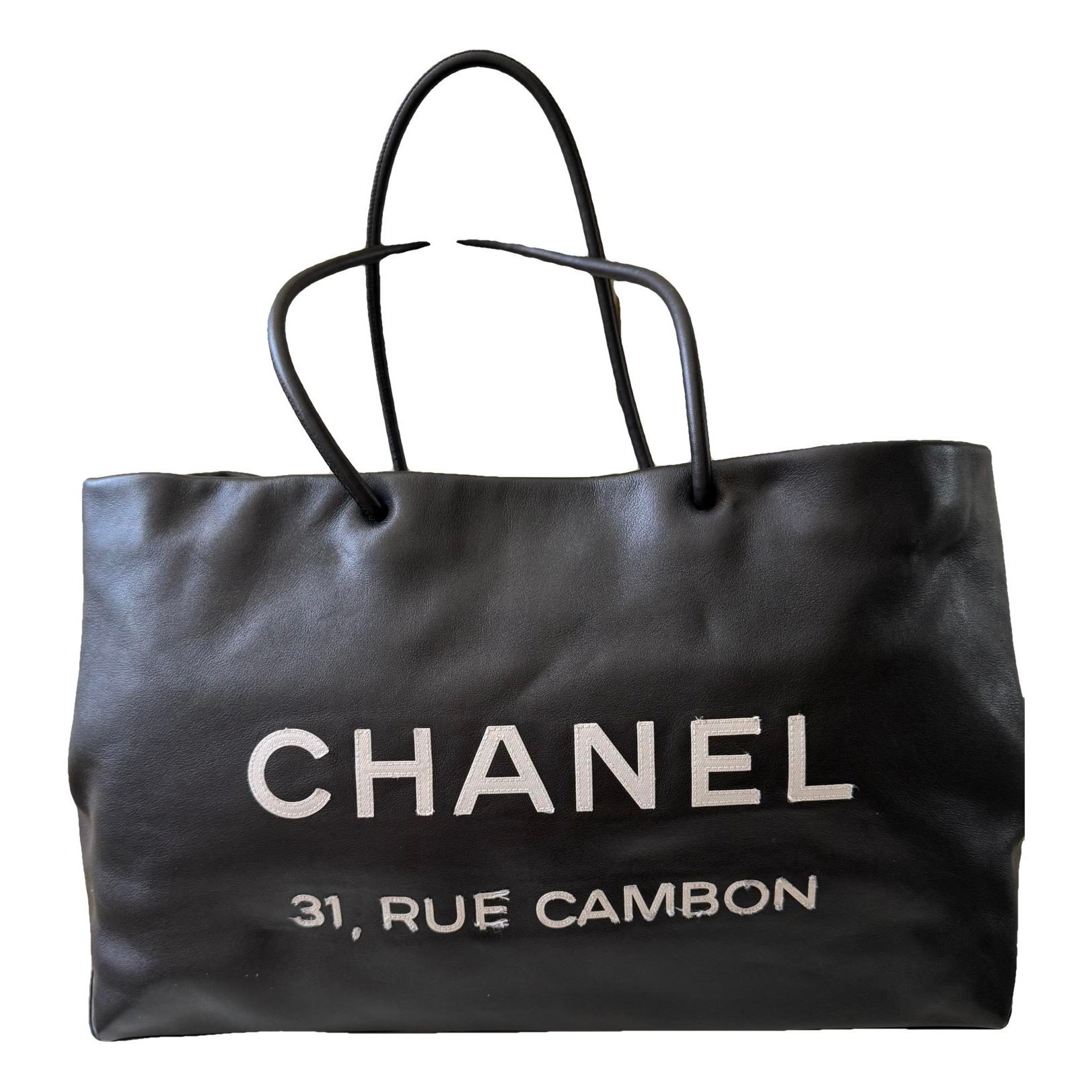Executive leather tote