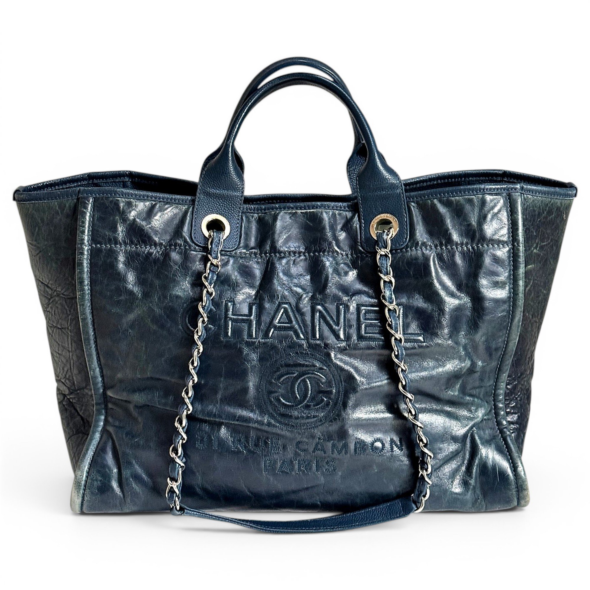 Coco Cabas leather tote