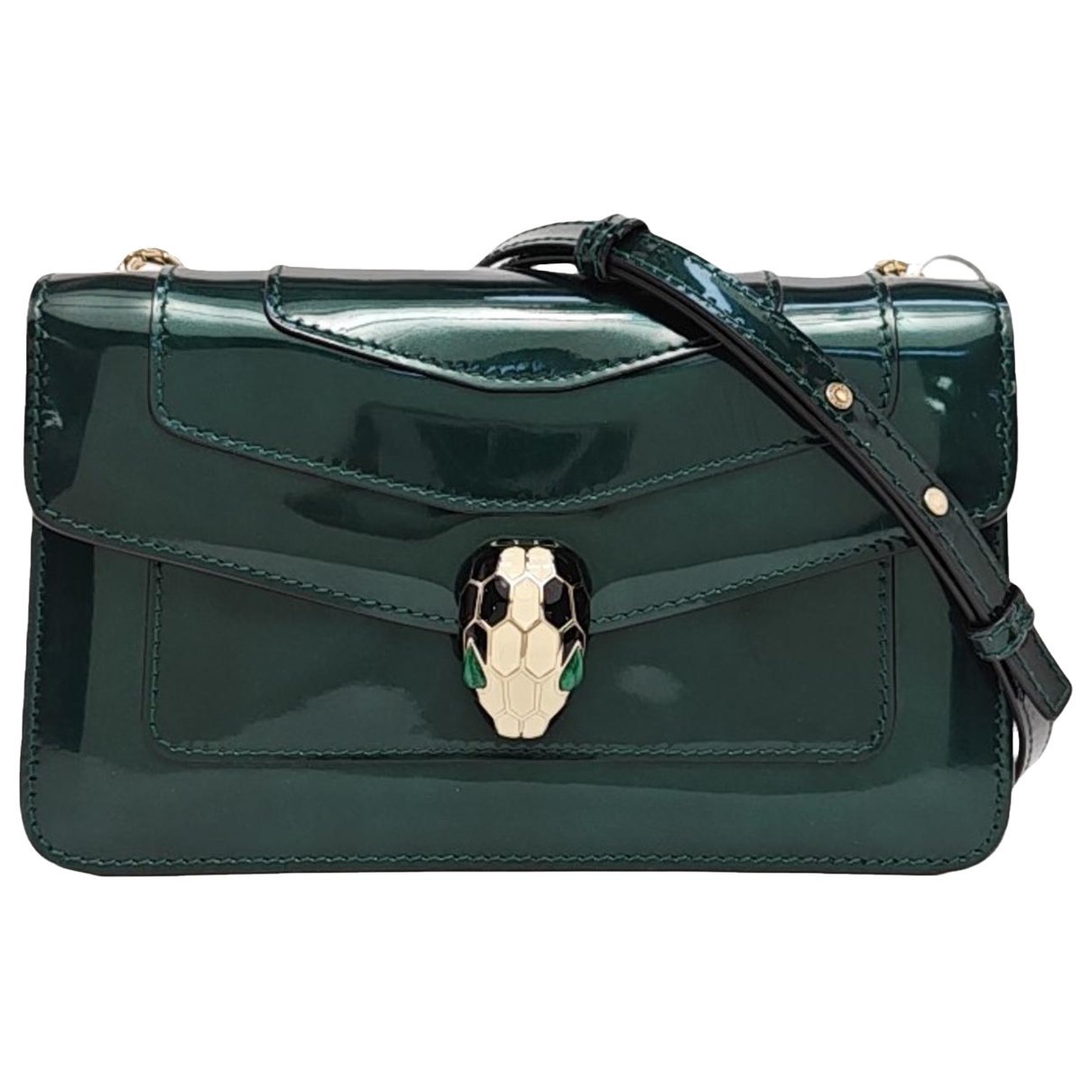Patent leather crossbody bag