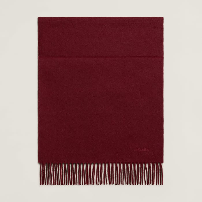 Bordeaux Unie Brodee Muffler