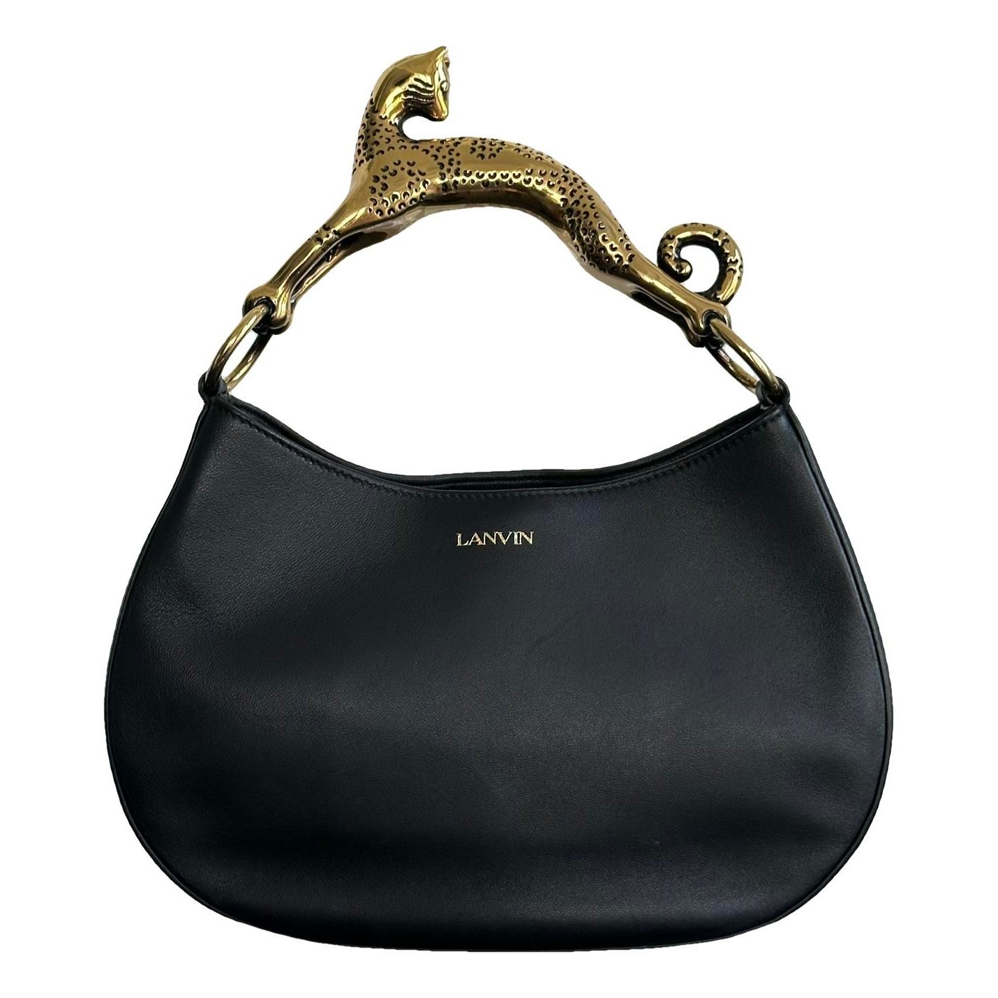 Pencil Chat leather handbag