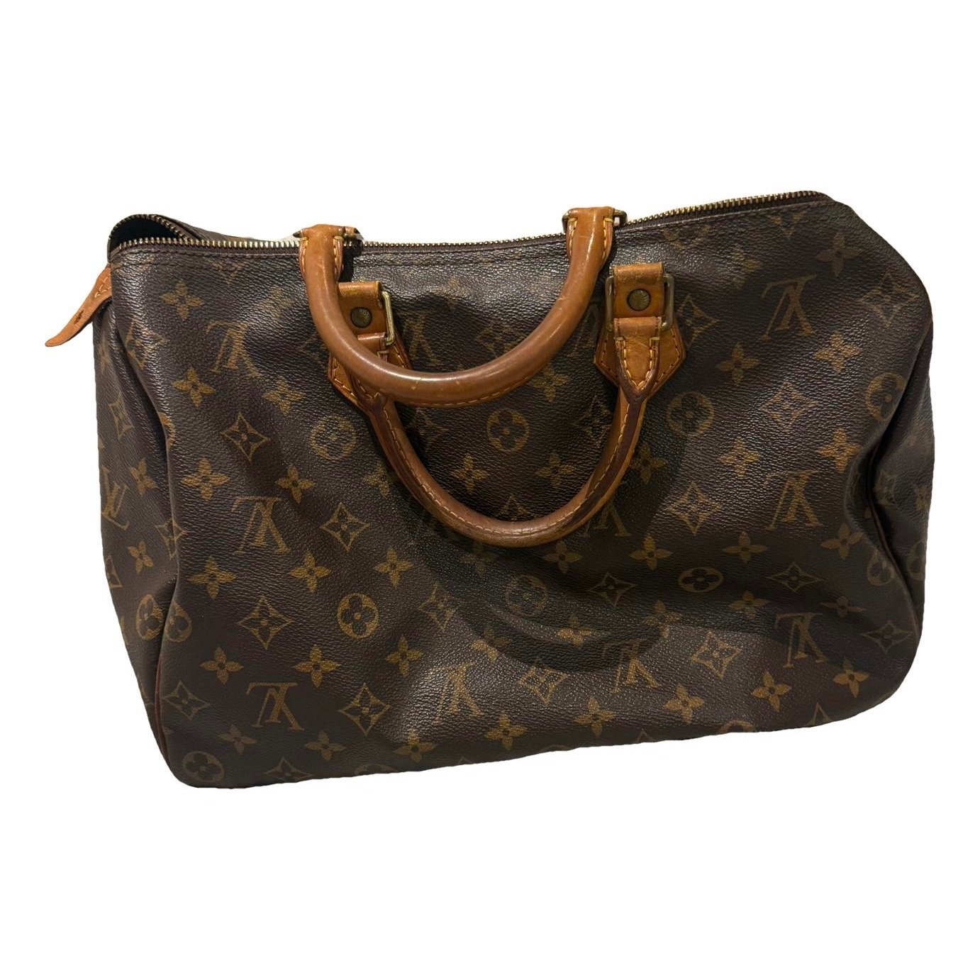 Speedy leather handbag