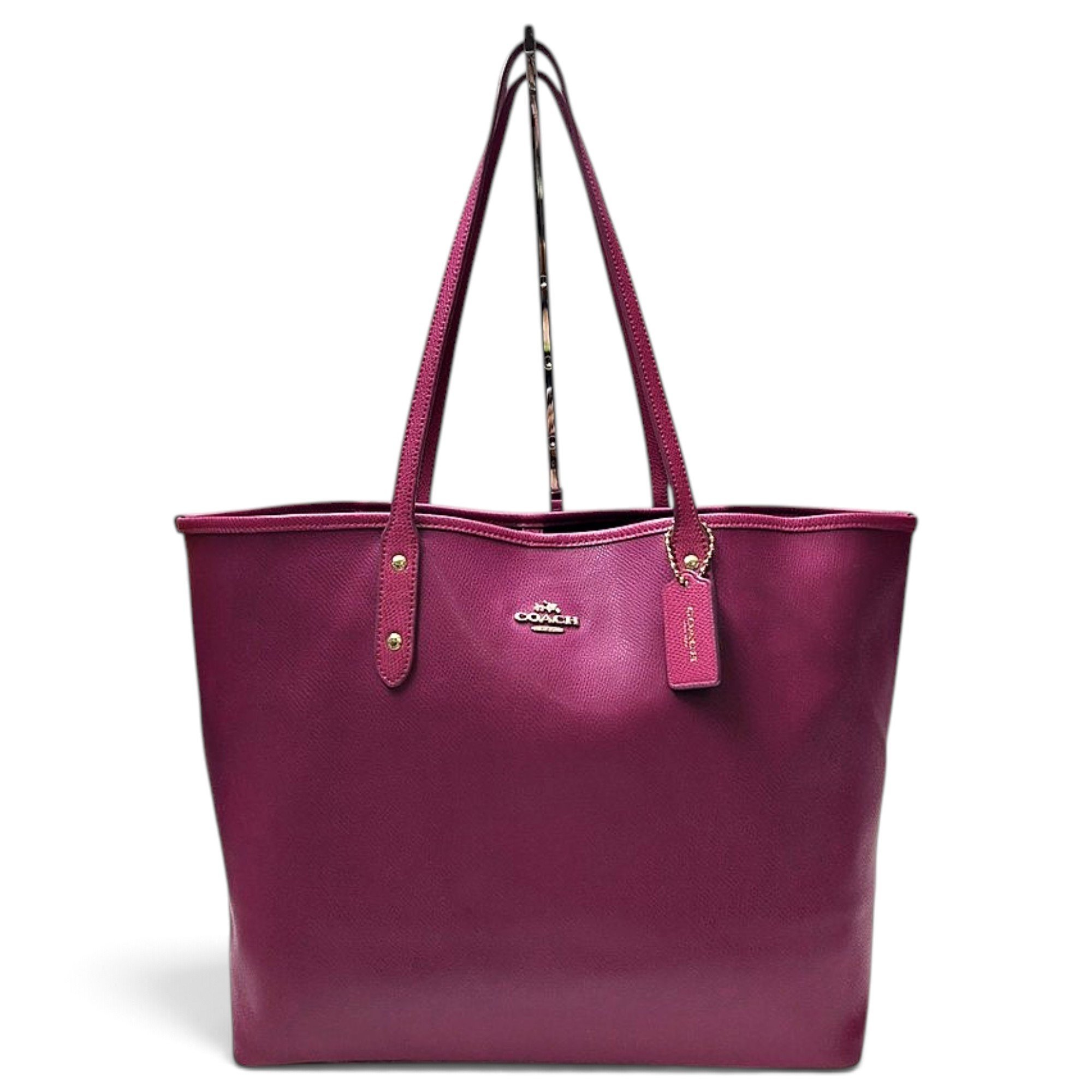 Leather tote