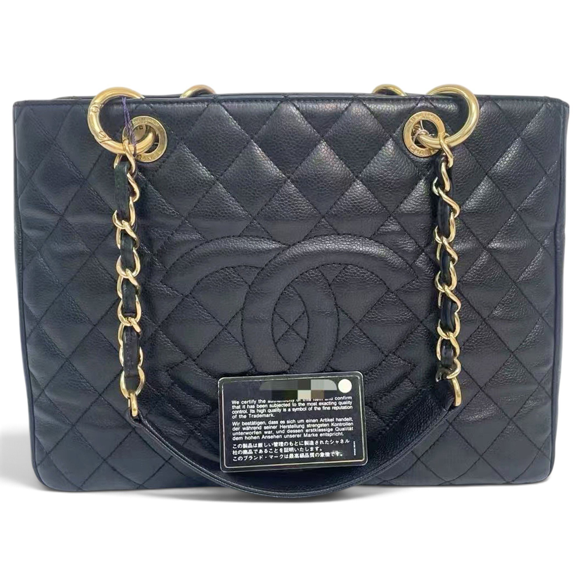 Grand shopping leather tote