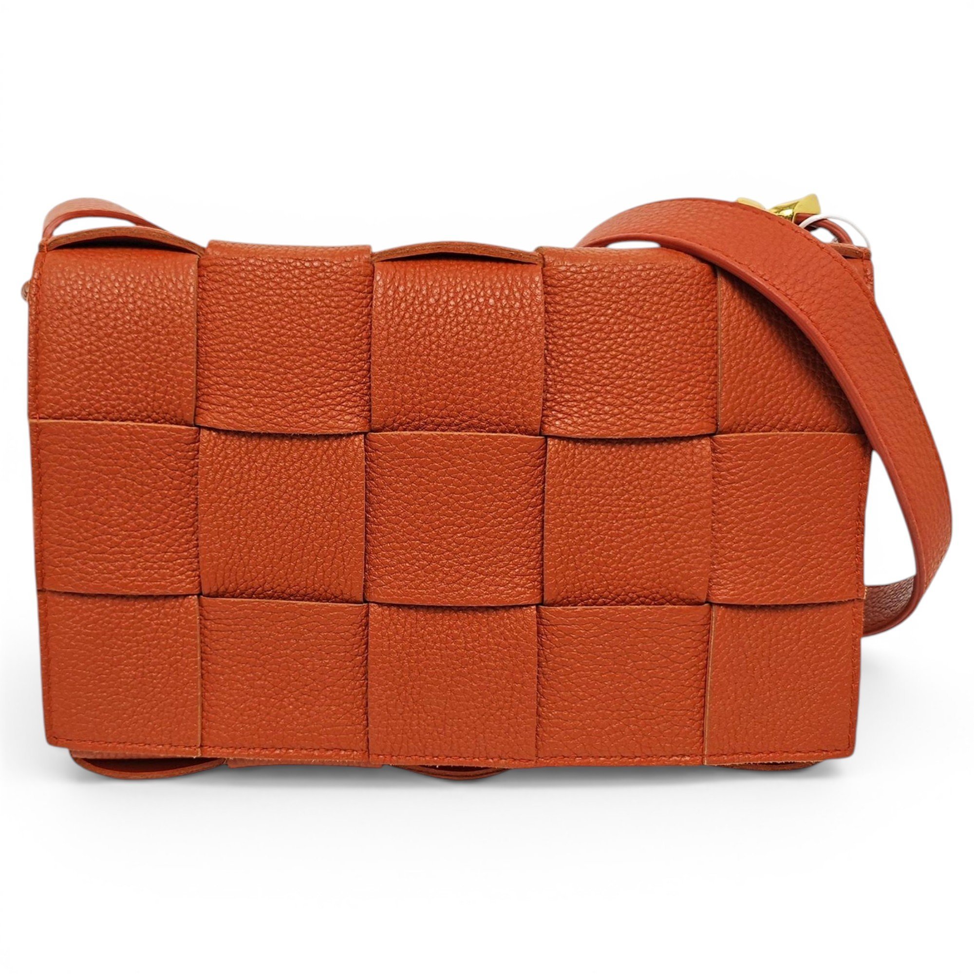 Cassette leather crossbody bag