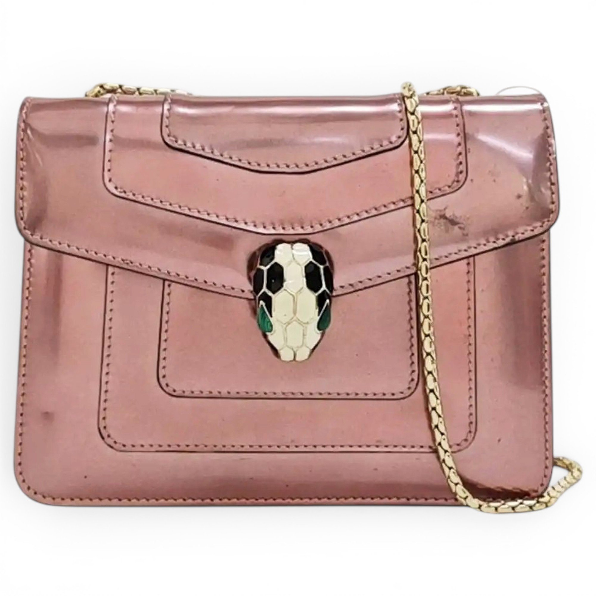 Patent leather crossbody bag