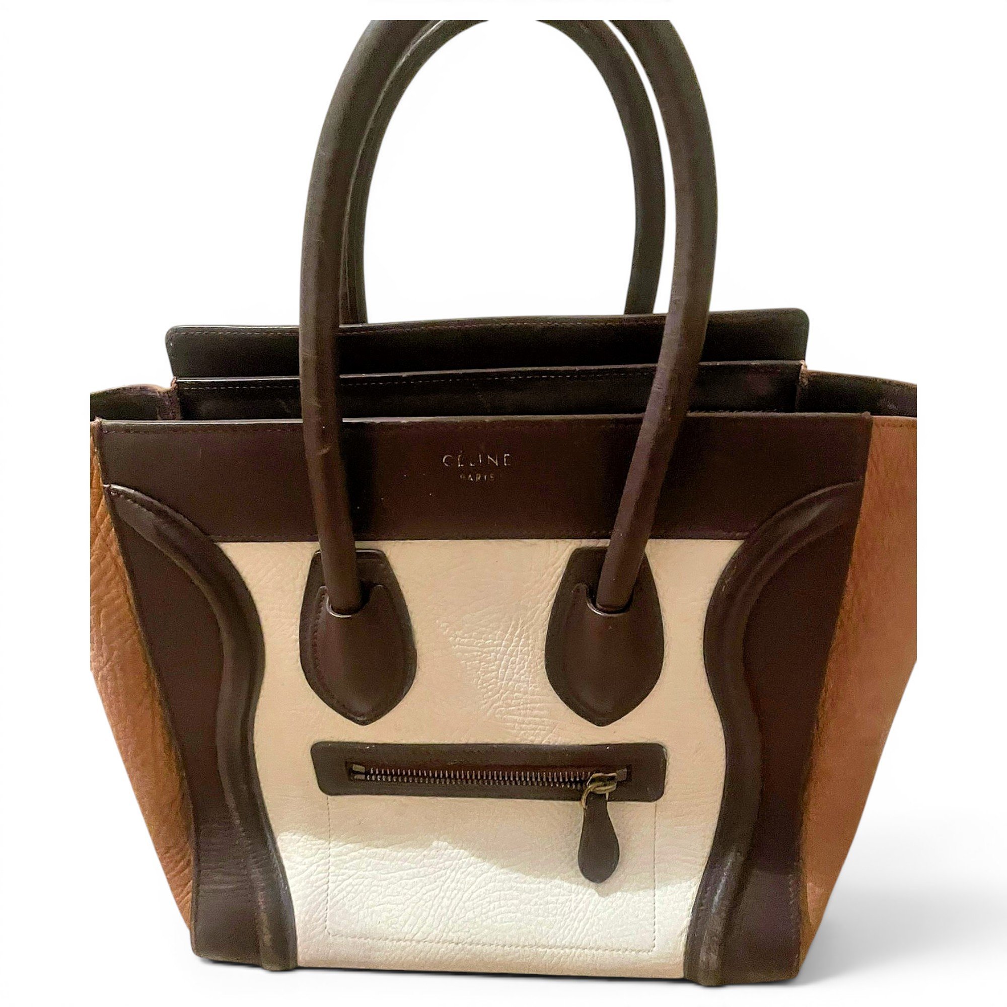 Luggage leather handbag