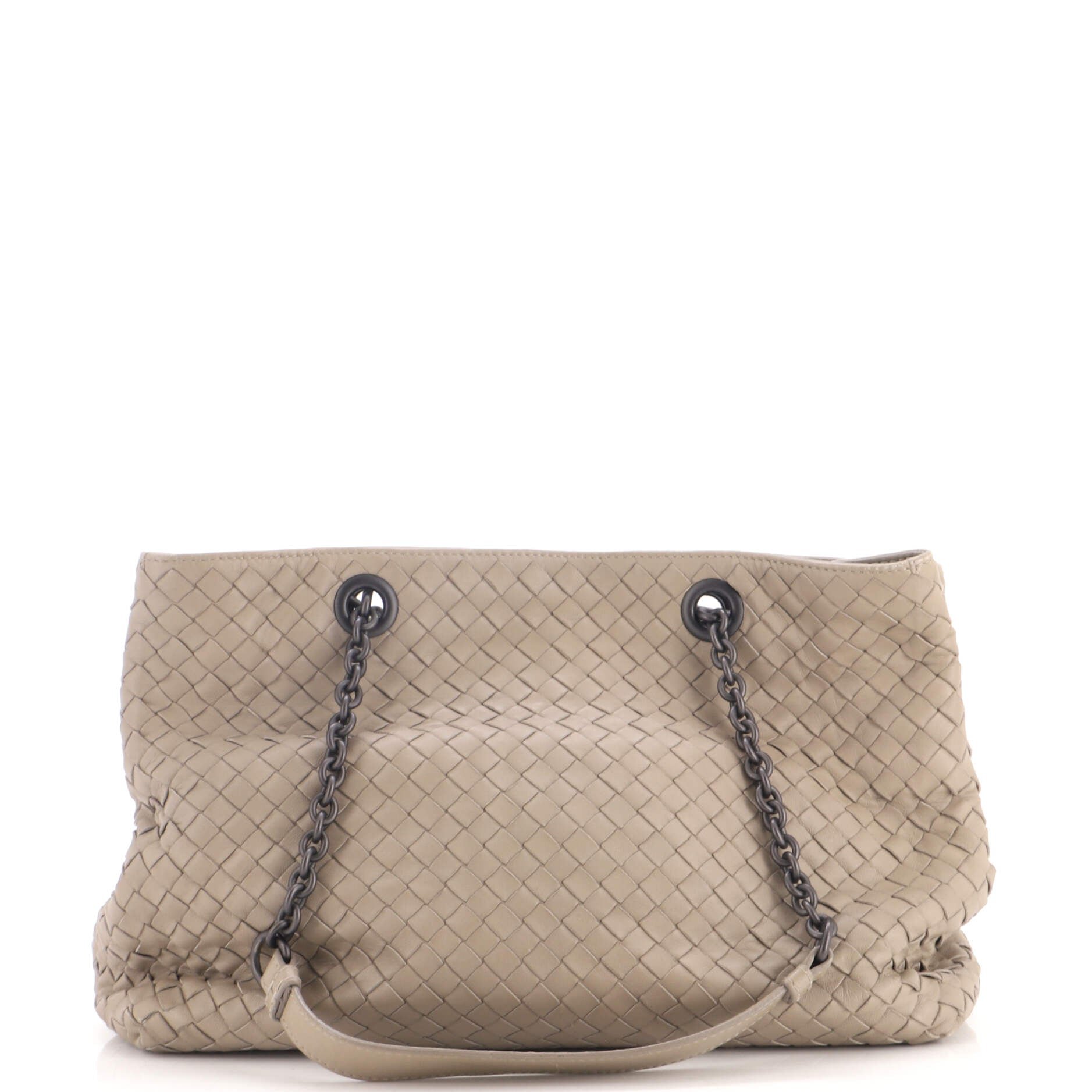 Bottega Veneta Double Chain Tote Intrecciato Nappa Medium