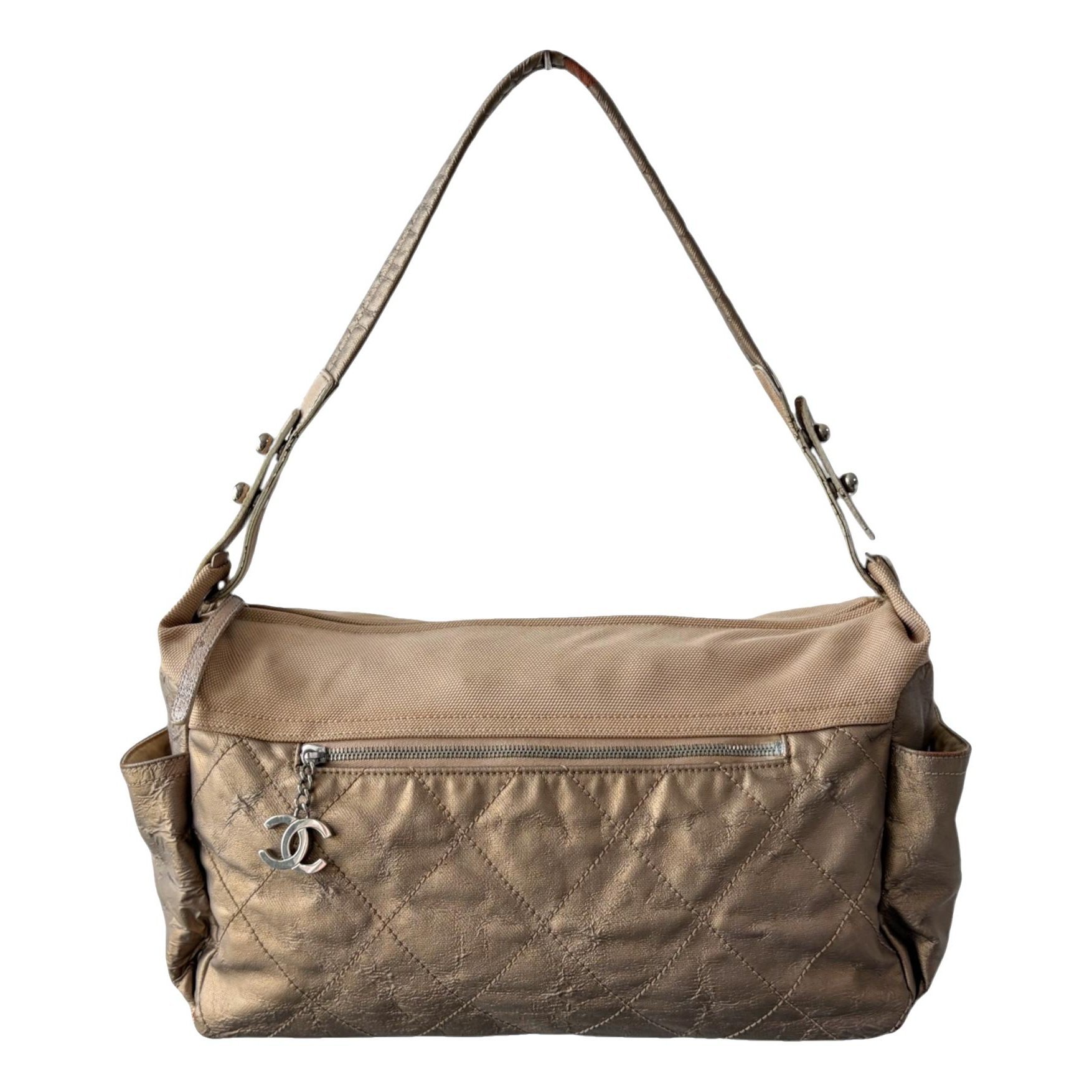 Paris-Biarritz cloth handbag