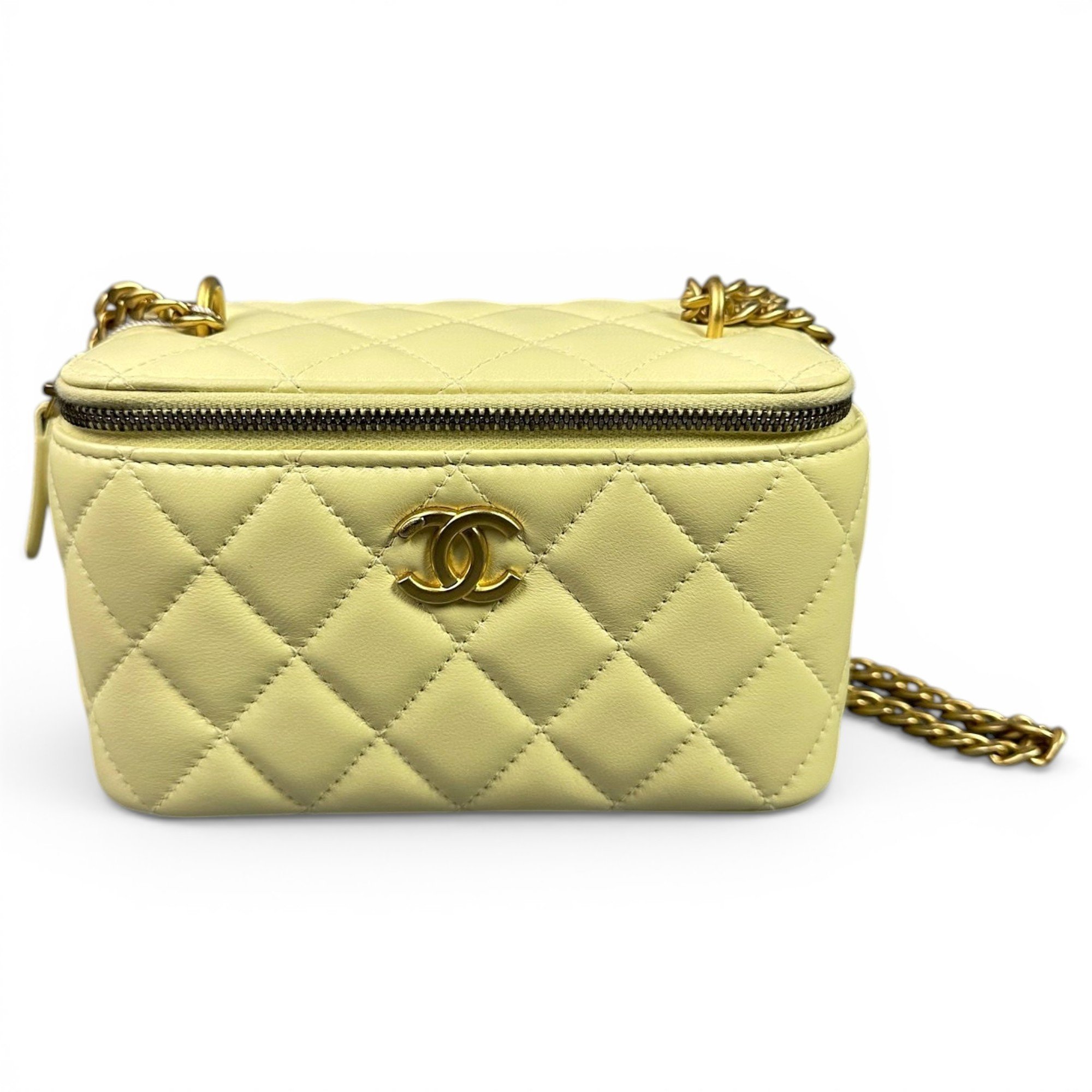Trendy CC Vanity leather handbag