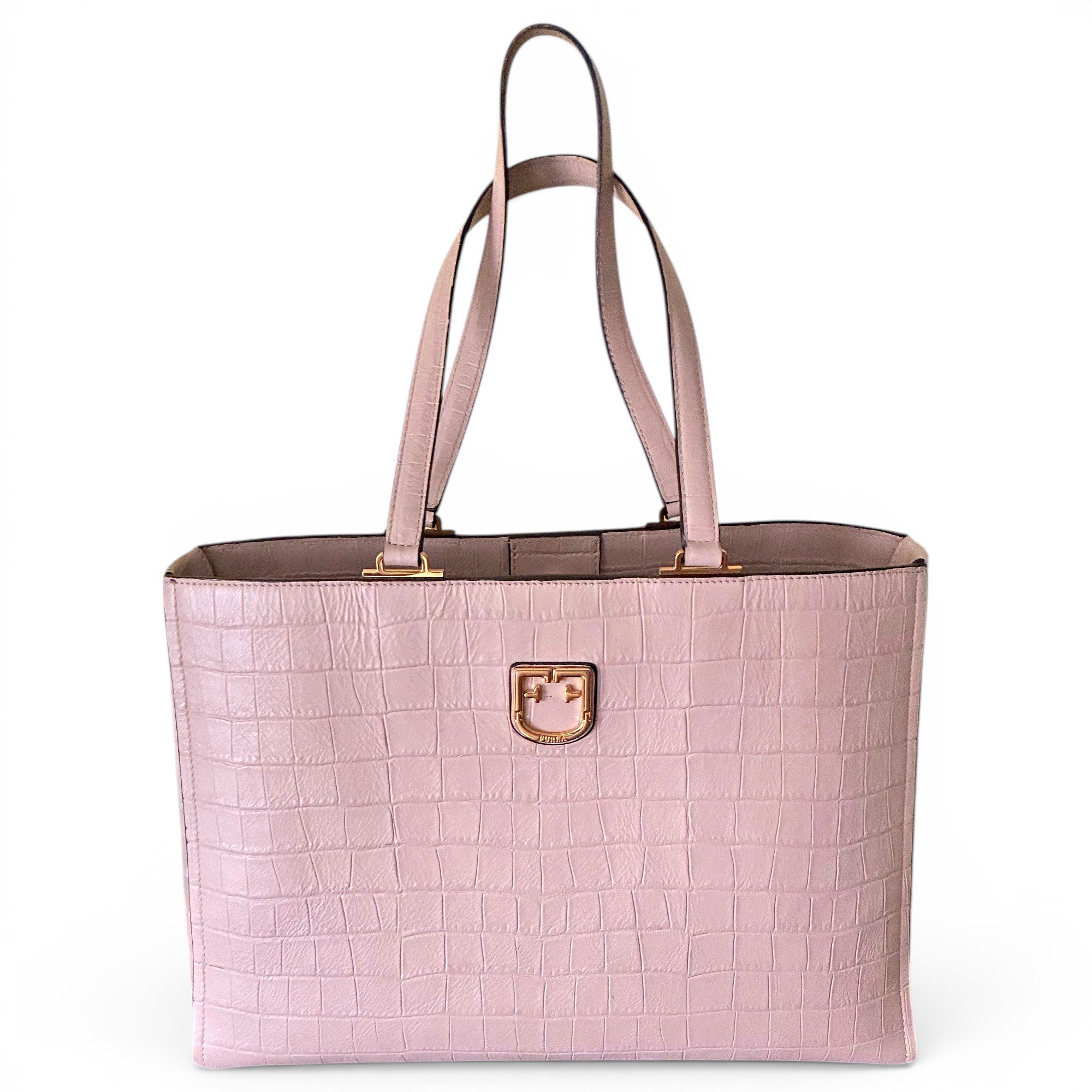Leather tote