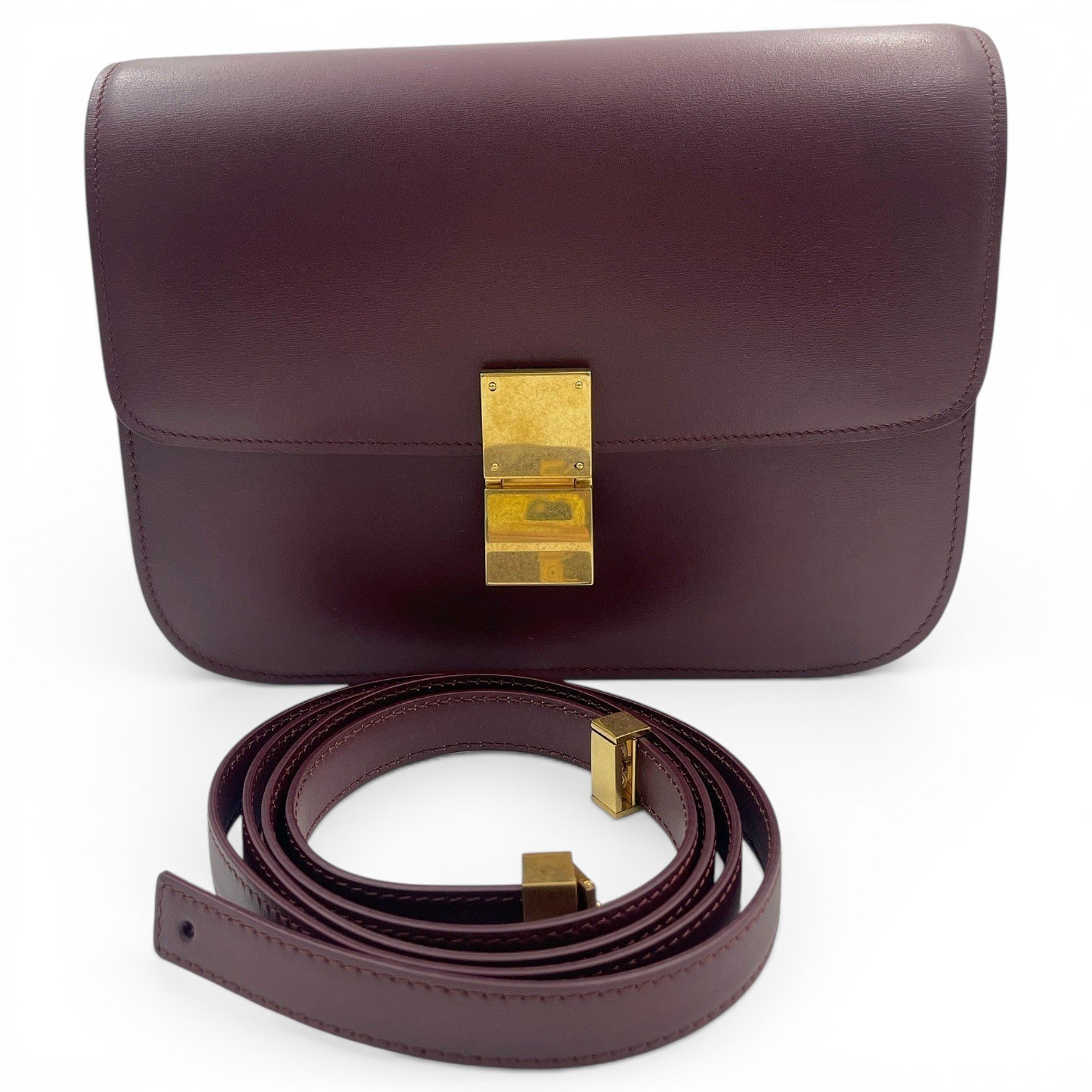 Classic leather handbag
