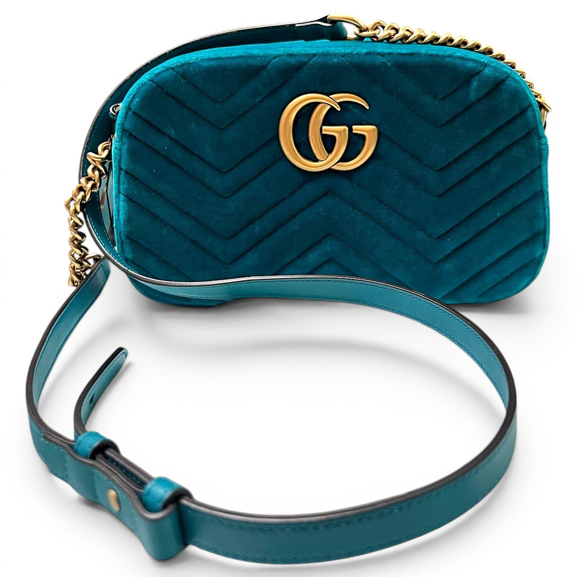 GG Marmont velvet handbag