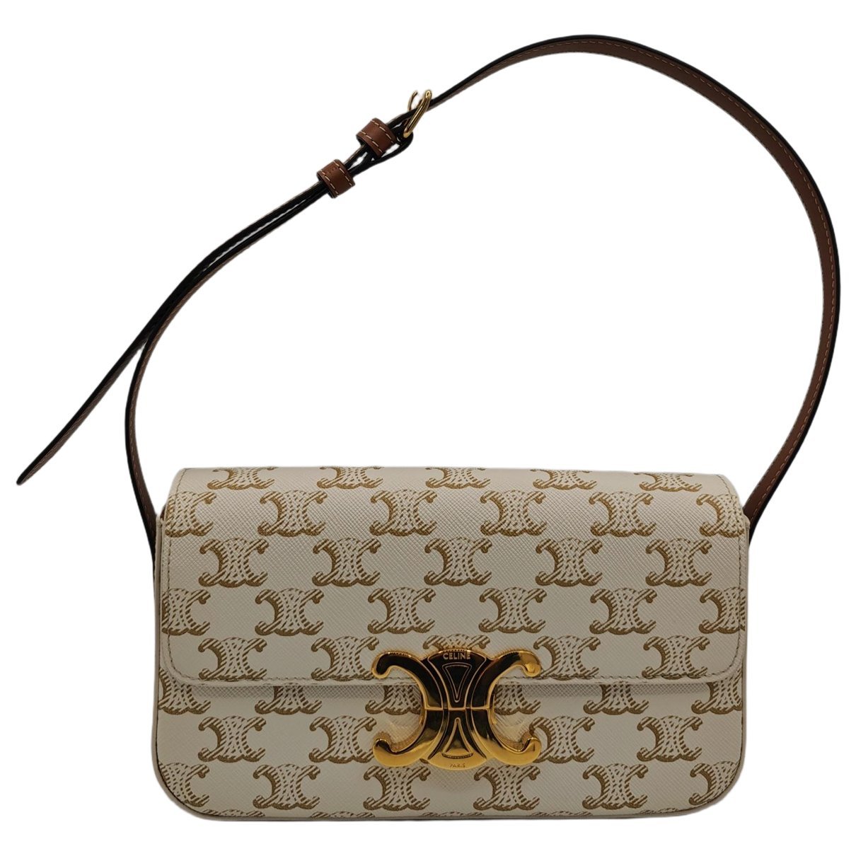 Triomphe leather handbag