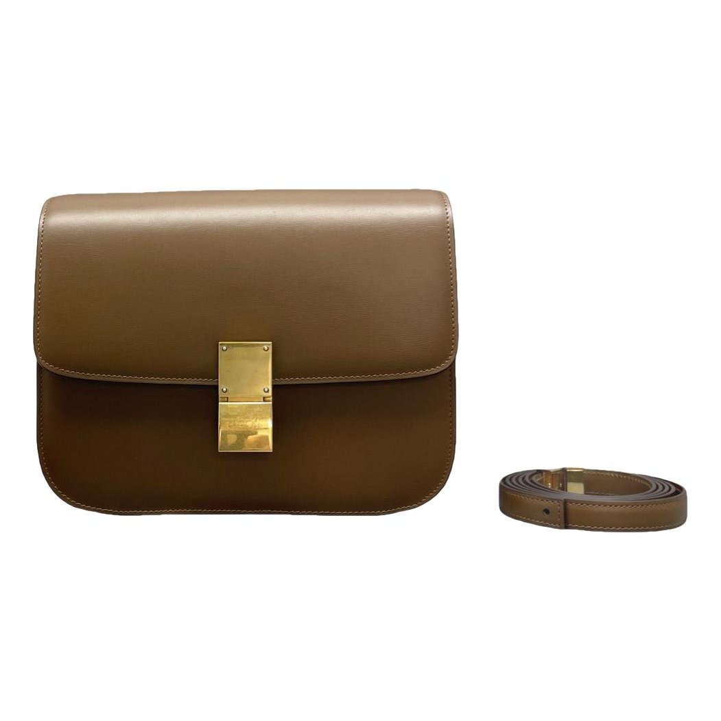 Classic leather crossbody bag