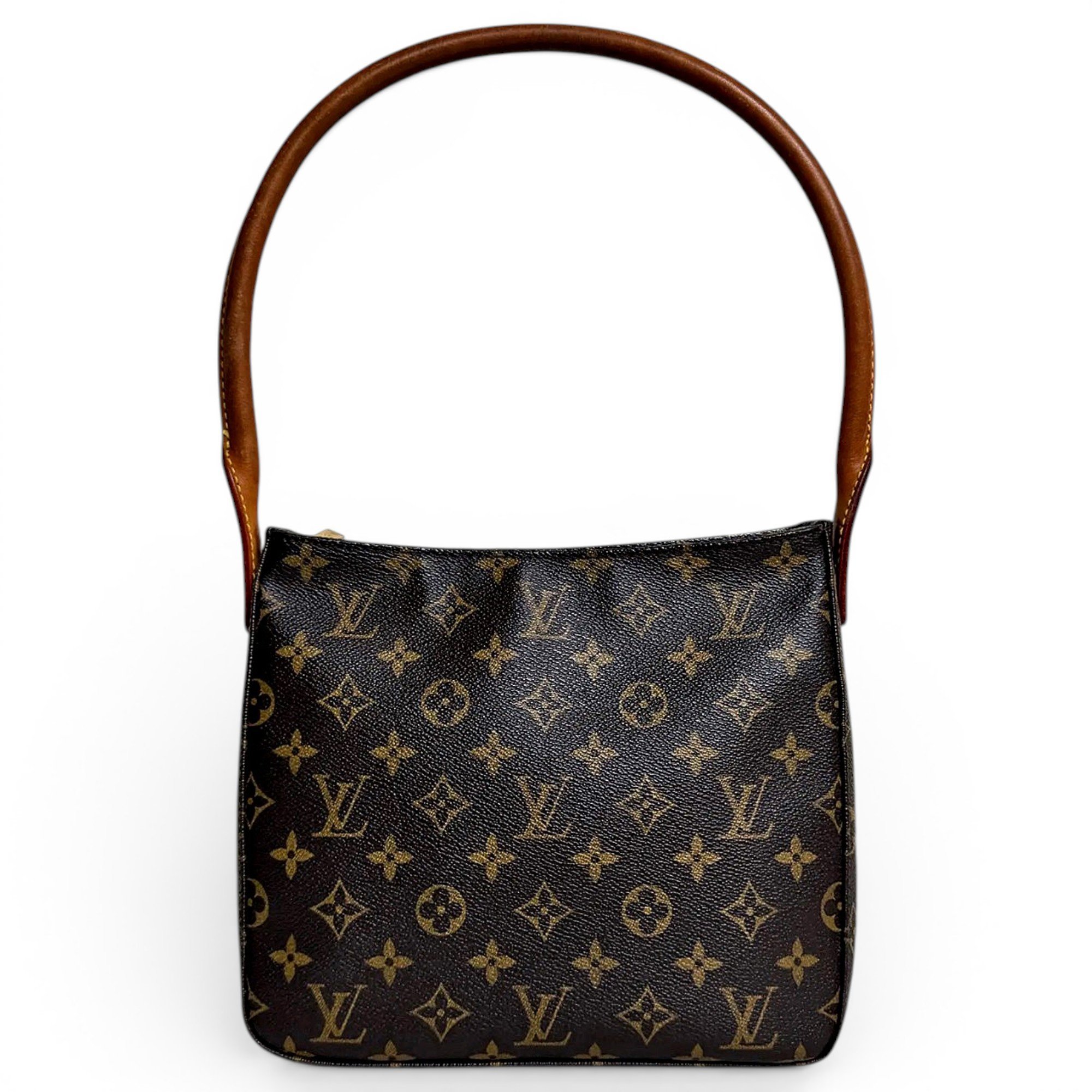 Looping vinyl handbag