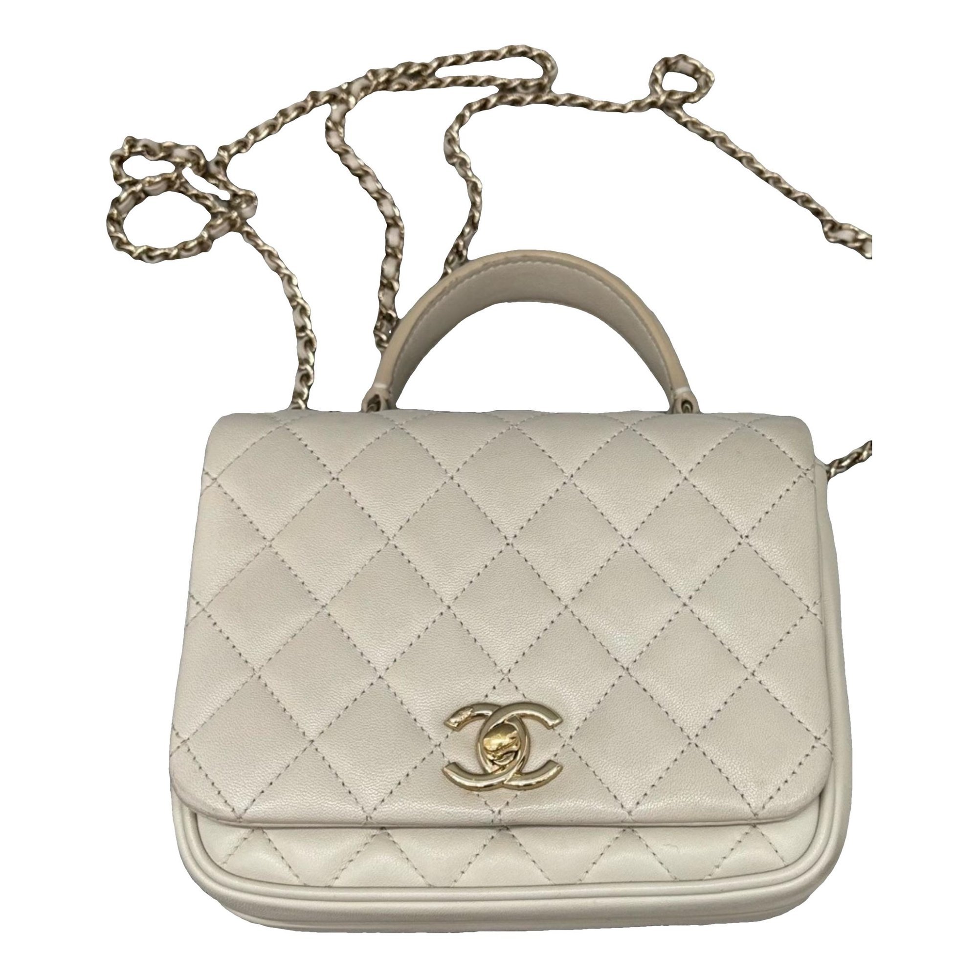 Coco Handle leather handbag